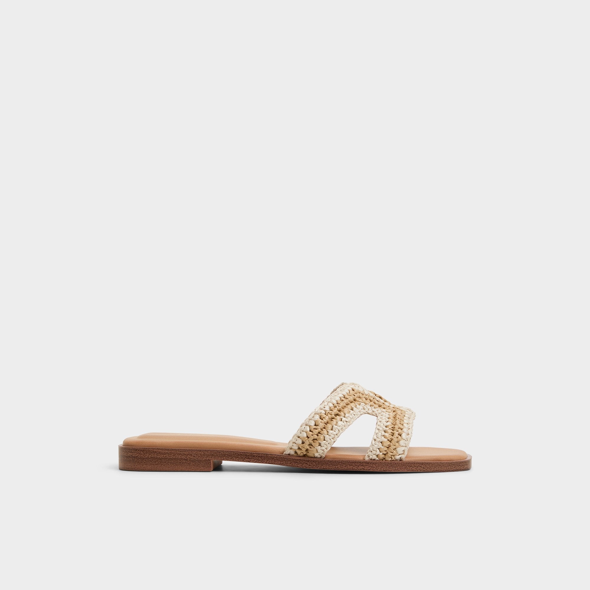 Aldo | Itsandal Beige Women's Flats - Slide sandal