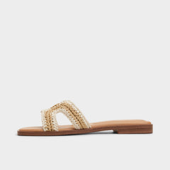 Aldo | Itsandal Beige Women's Flats - Slide sandal