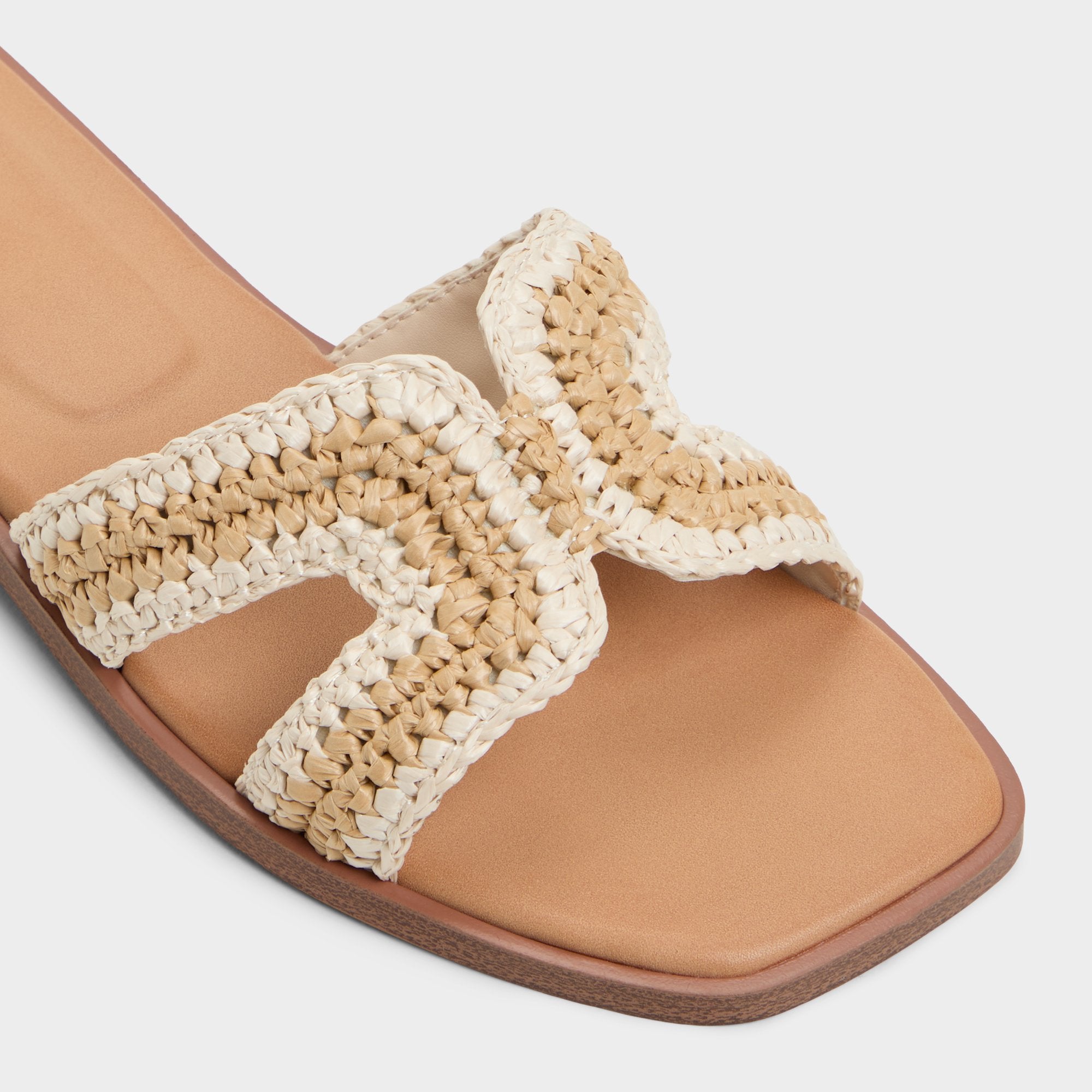 Aldo | Itsandal Beige Women's Flats - Slide sandal