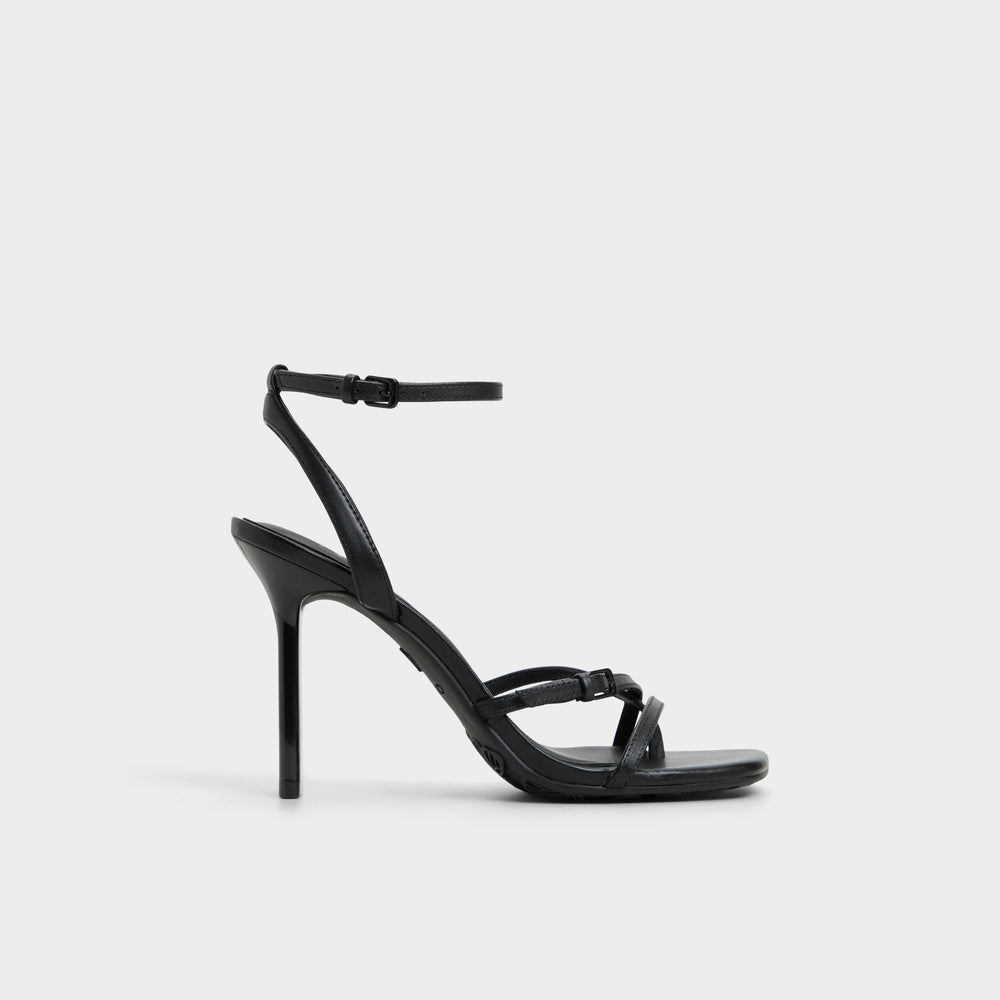Aldo | Conney Black Women's Heeled sandals - Strappy heeled sandal, Stiletto heel
