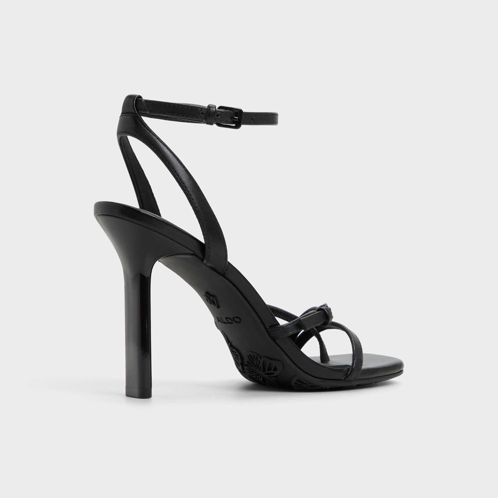 Aldo | Conney Black Women's Heeled sandals - Strappy heeled sandal, Stiletto heel