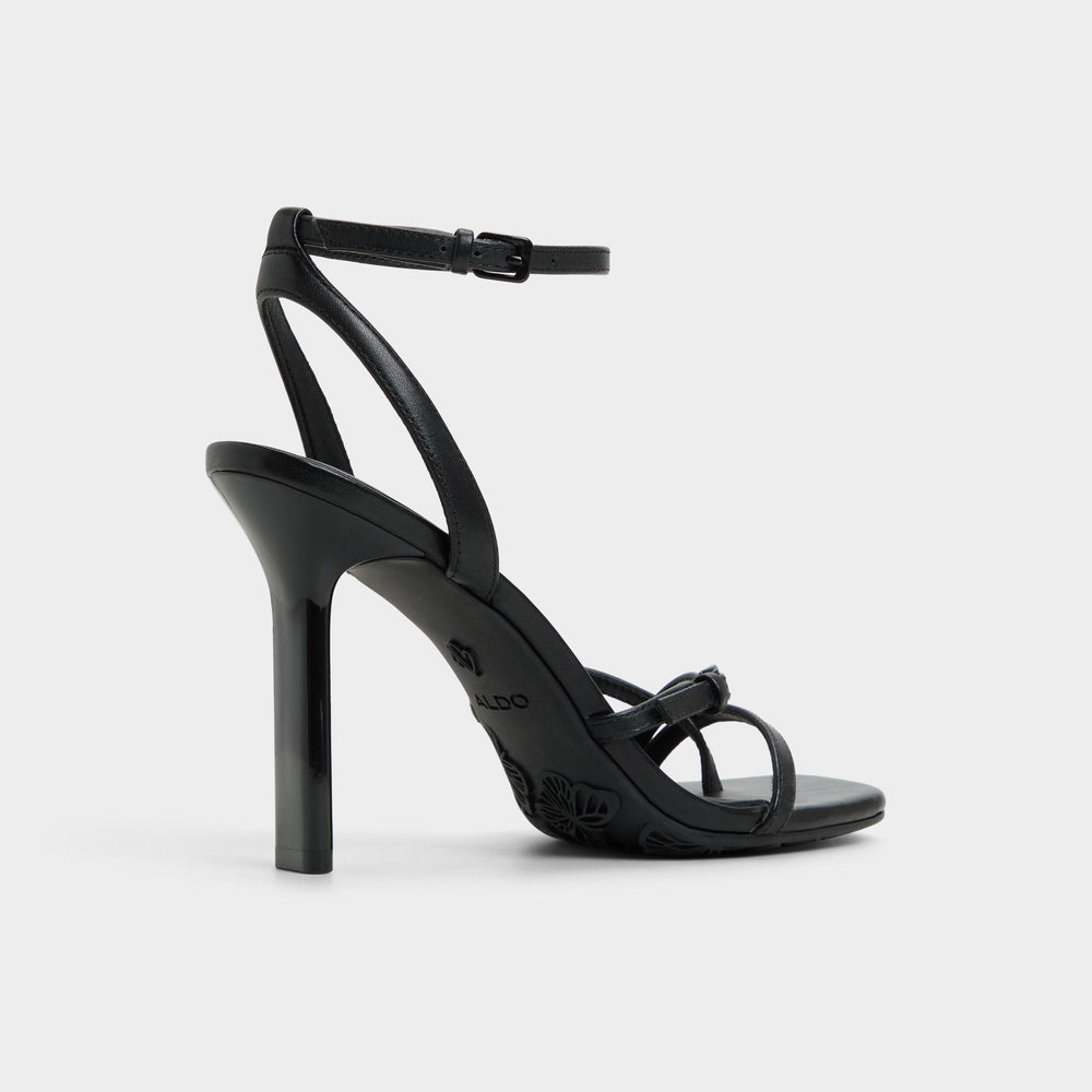 Aldo | Conney Black Women's Heeled sandals - Strappy heeled sandal, Stiletto heel