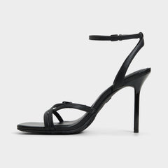 Aldo | Conney Black Women's Heeled sandals - Strappy heeled sandal, Stiletto heel