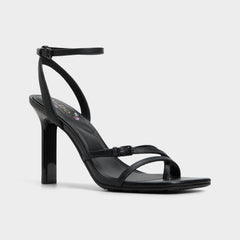 Aldo | Conney Black Women's Heeled sandals - Strappy heeled sandal, Stiletto heel