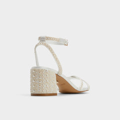 Aldo | Bouclettie Other White Women's Block heels - Strappy heeled sandal, Block heel