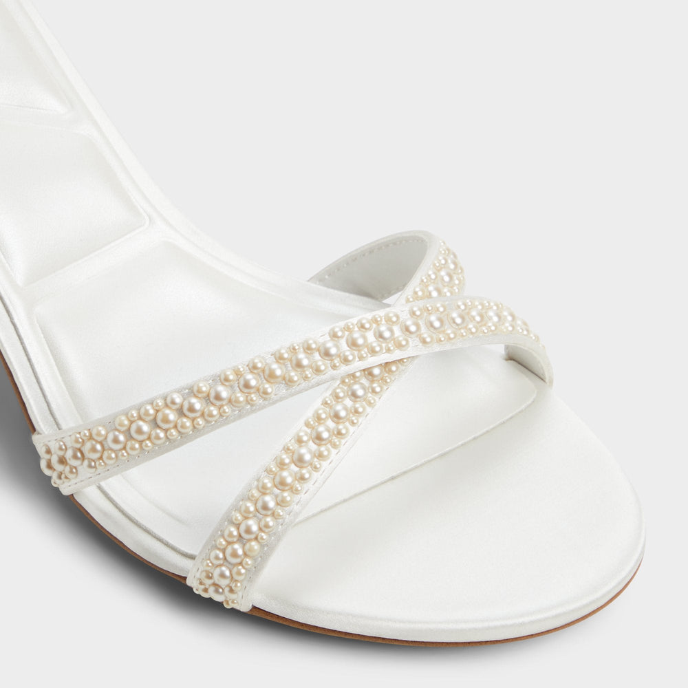 Aldo | Bouclettie Other White Women's Block heels - Strappy heeled sandal, Block heel