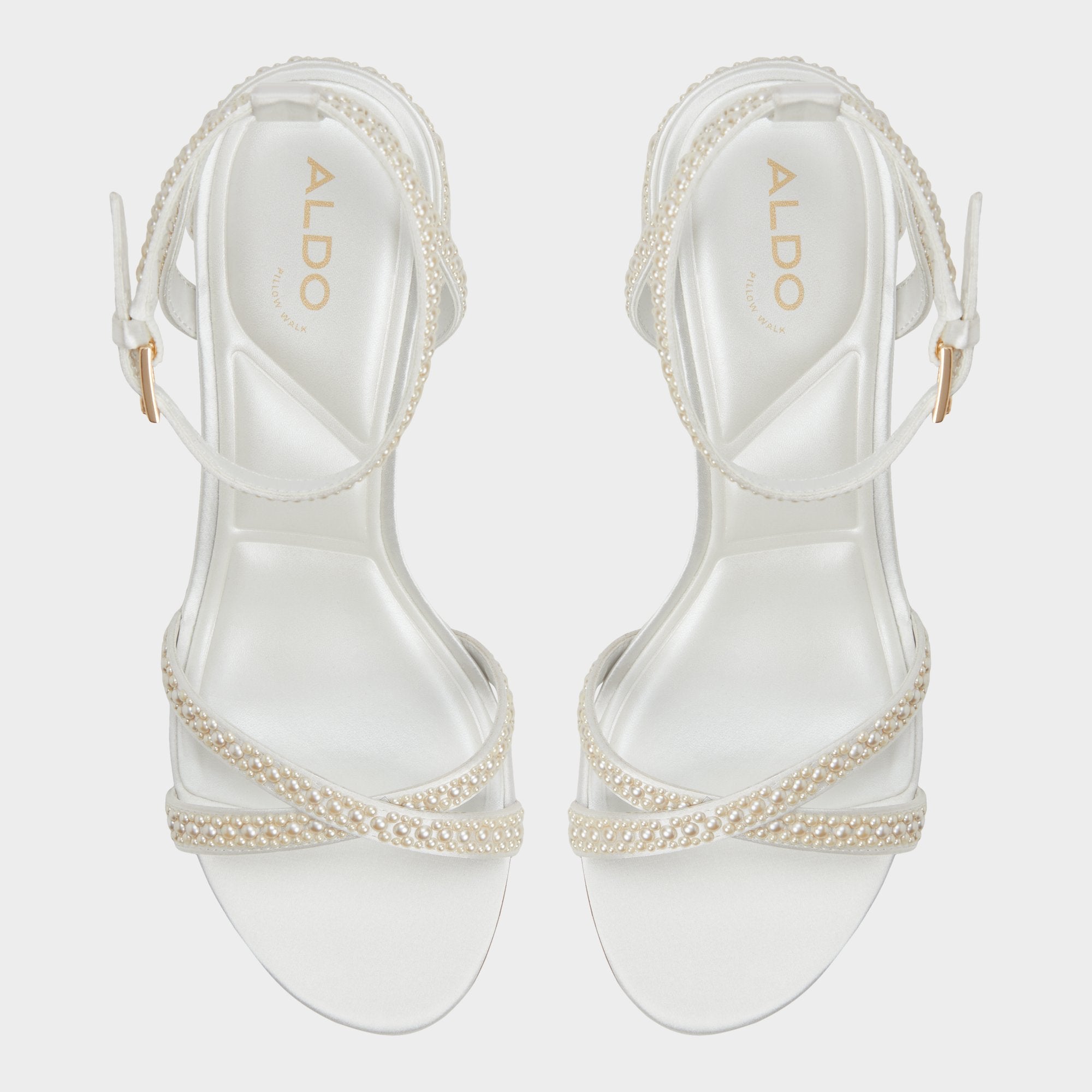 Aldo | Bouclettie Other White Women's Block heels - Strappy heeled sandal, Block heel