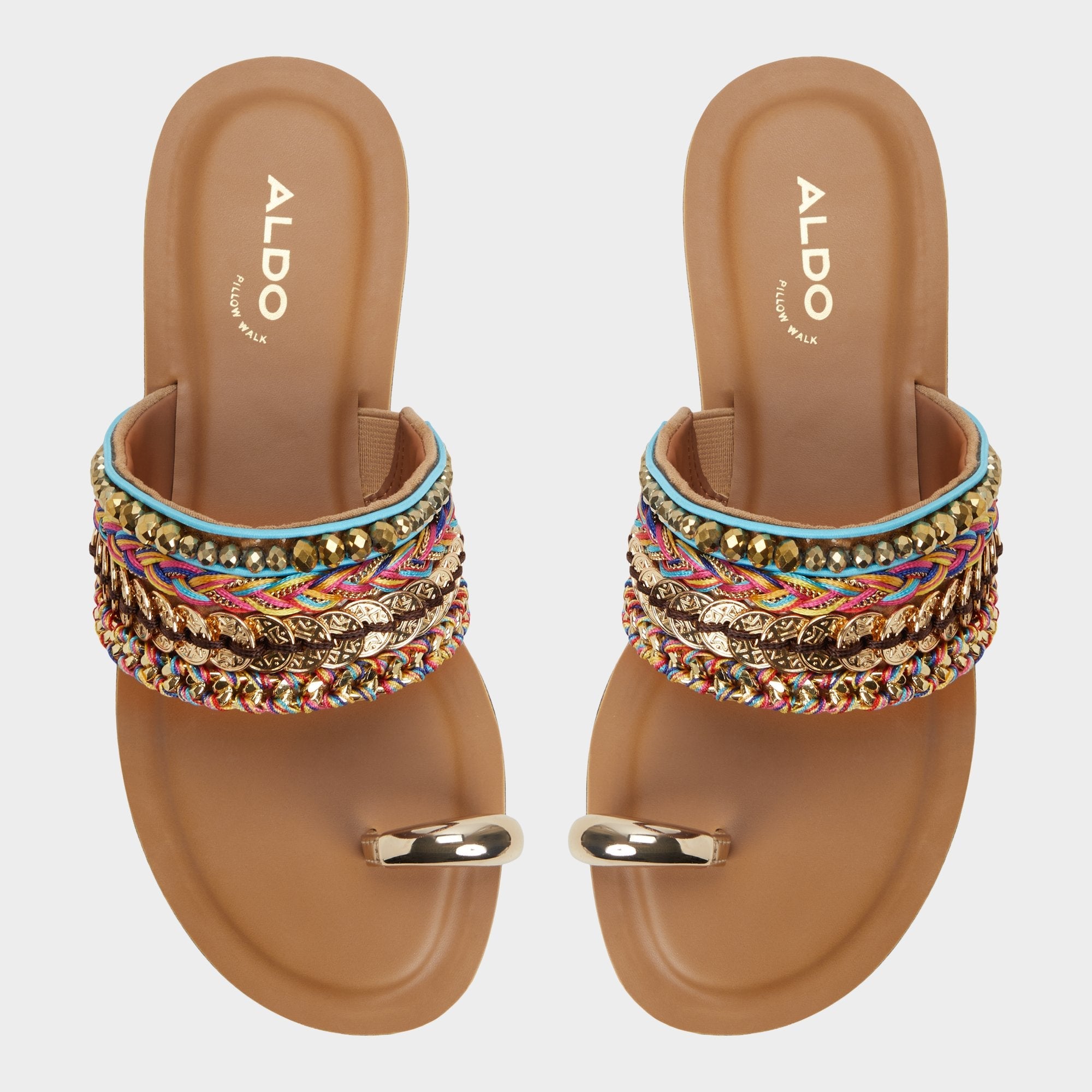 Aldo | Beachwalk Multicolor Women's Flats - Slide sandal
