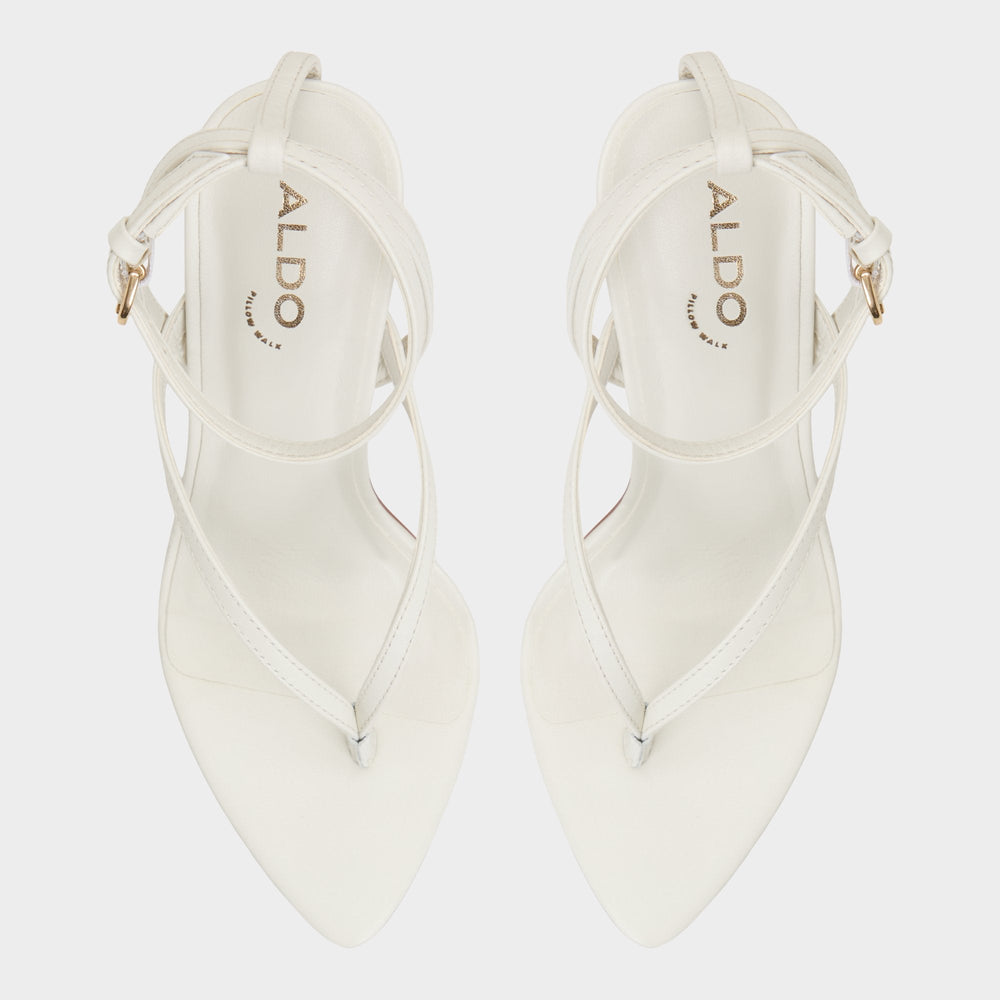 Aldo | Abyfindley White/Bone Women's Strappy sandals - Heeled flip flop