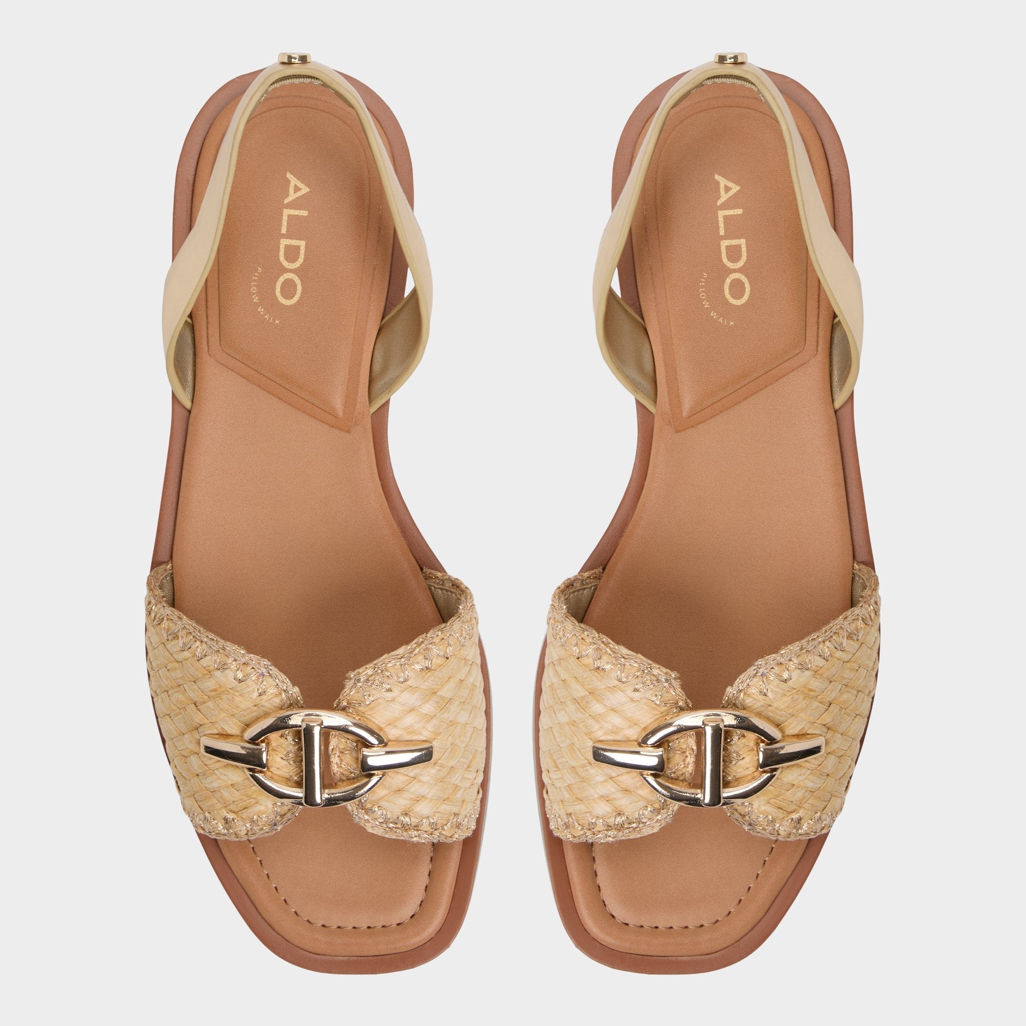 Aldo | Goassi Gold Women's Iridescent metallics - Flat sandal
