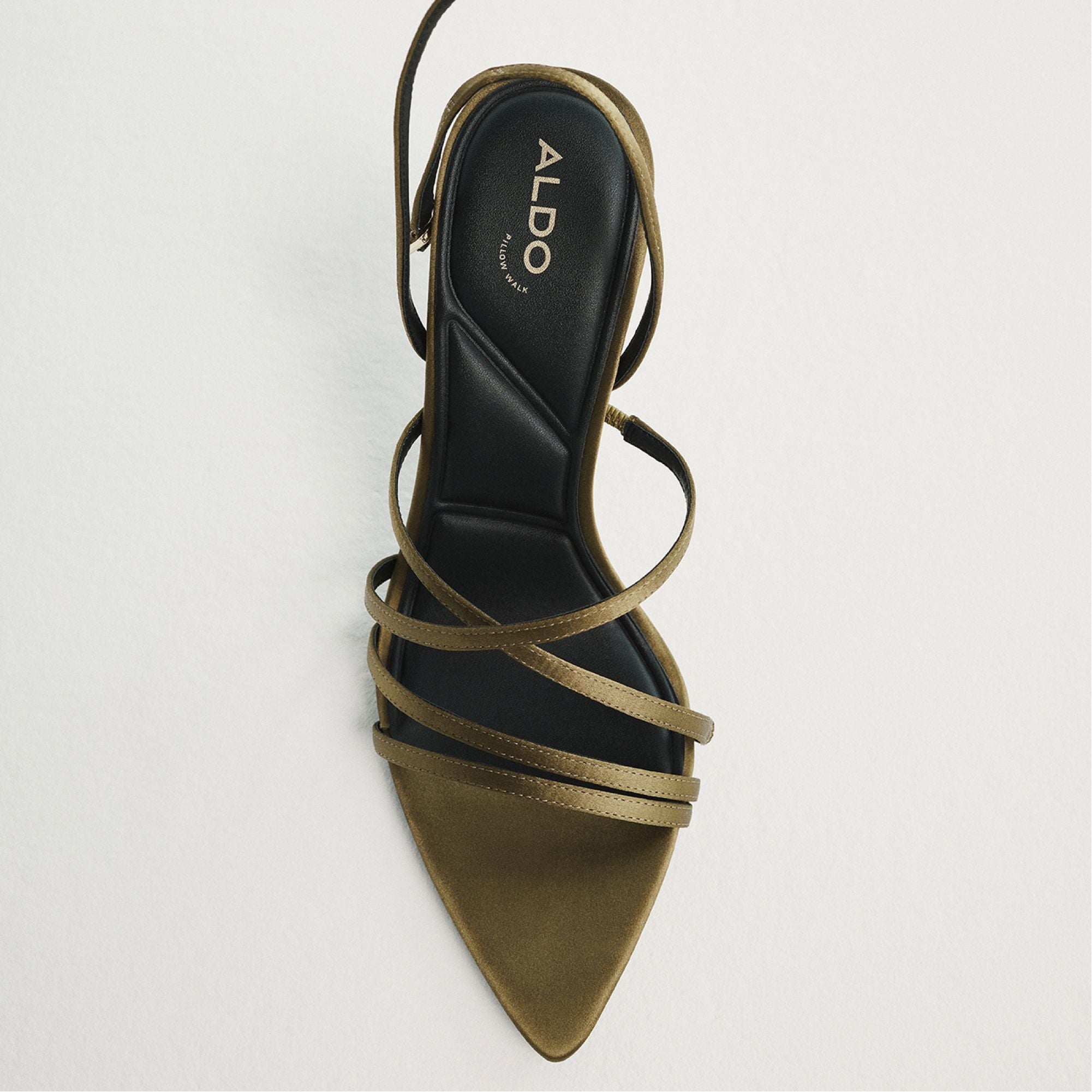 Aldo | Solania Other Green Women's Strappy sandals - Strappy heeled sandal, Stiletto heel
