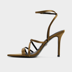 Aldo | Solania Other Green Women's Strappy sandals - Strappy heeled sandal, Stiletto heel