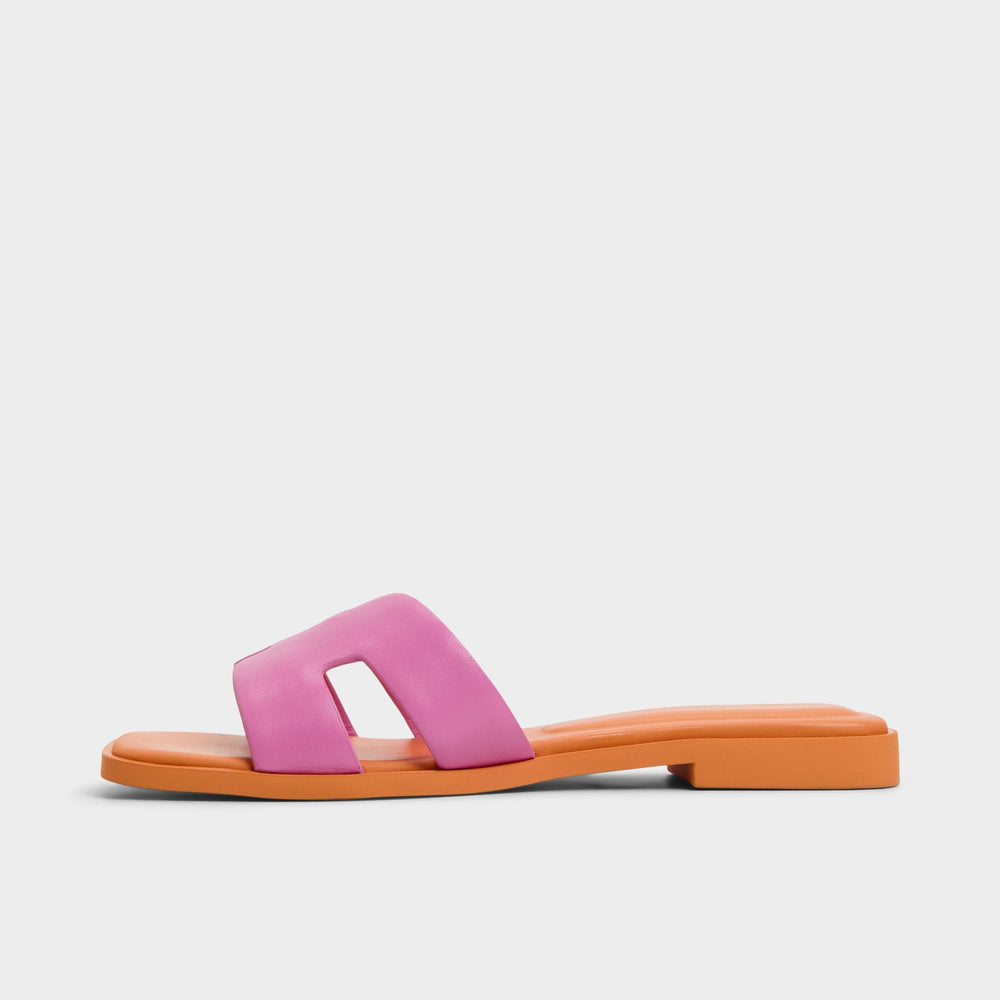 Aldo | Itsandal Bright Pink Women's Flats - Slide sandal