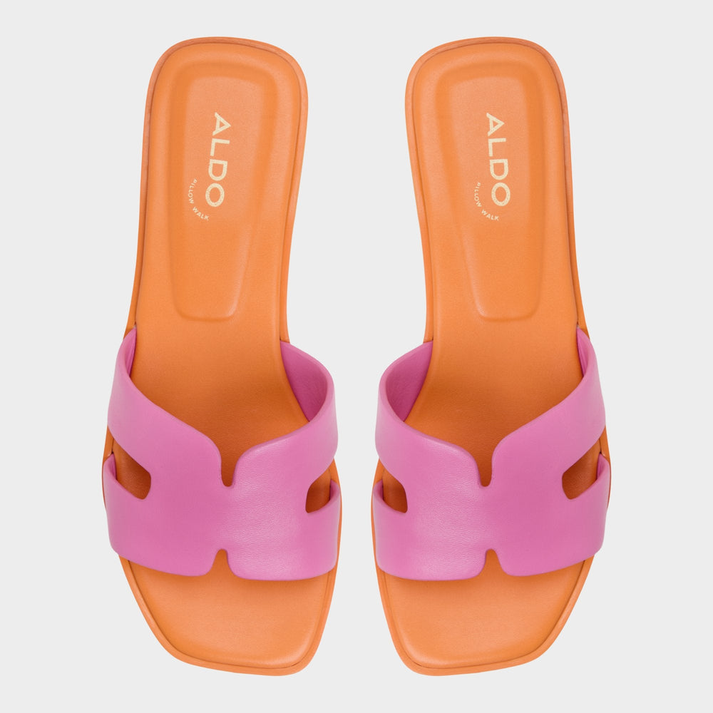 Aldo | Itsandal Bright Pink Women's Flats - Slide sandal