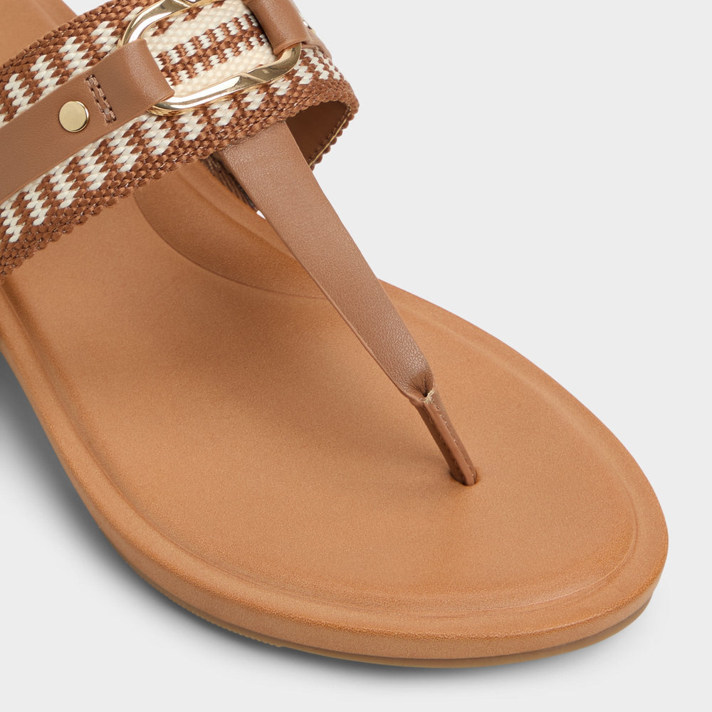 Aldo | Taylen Medium Brown Women's Festival shoes accessories - T-strap sandal