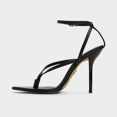Aldo | Abyfindley Black Women's Strappy sandals - Heeled flip flop, Stiletto heel