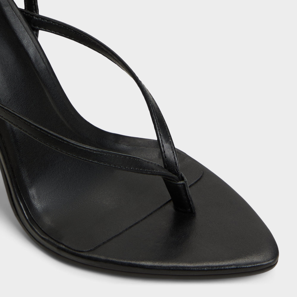 Aldo | Abyfindley Black Women's Strappy sandals - Heeled flip flop, Stiletto heel