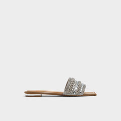 Aldo | Navalia Silver Women's Flats - Slide sandal