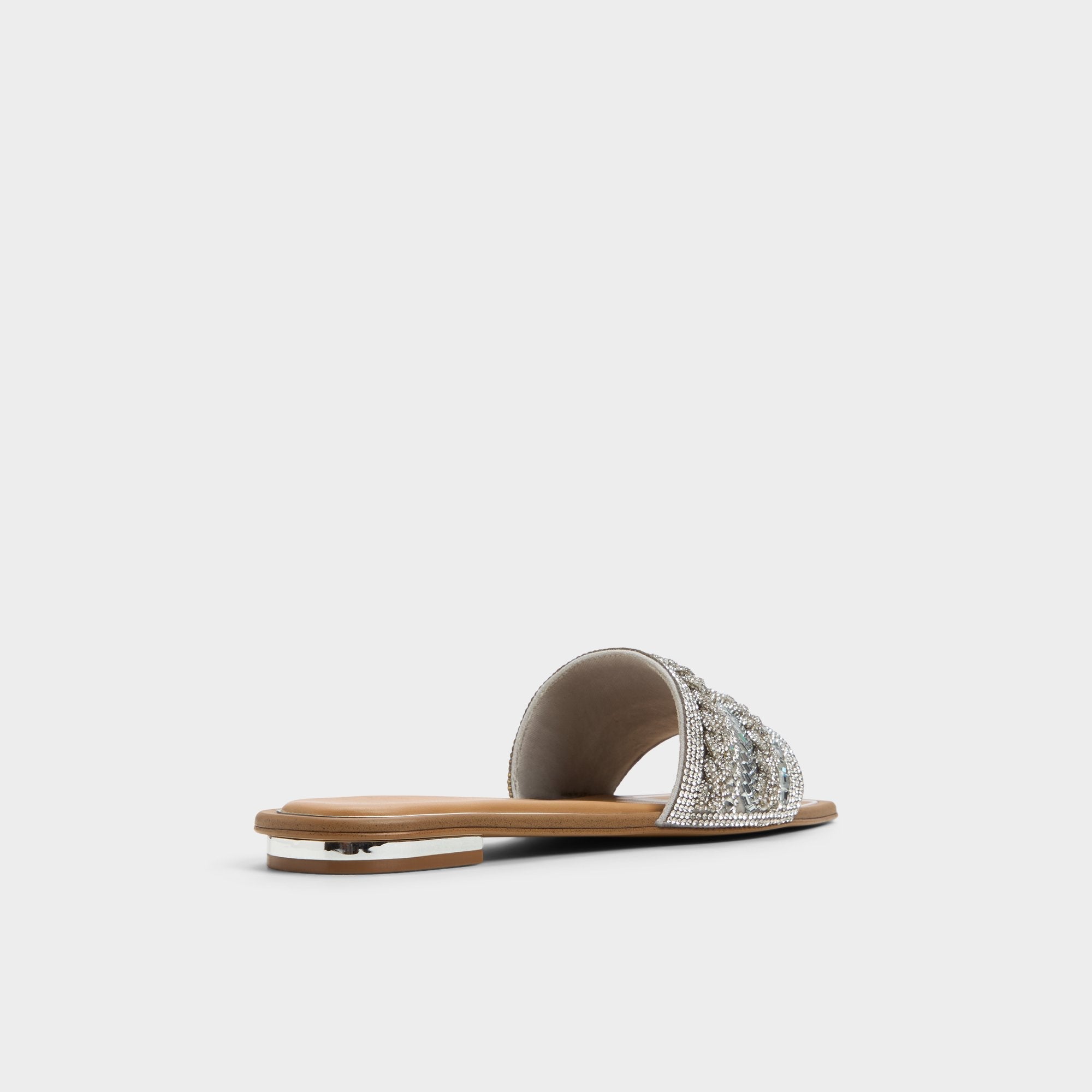 Aldo | Navalia Silver Women's Flats - Slide sandal