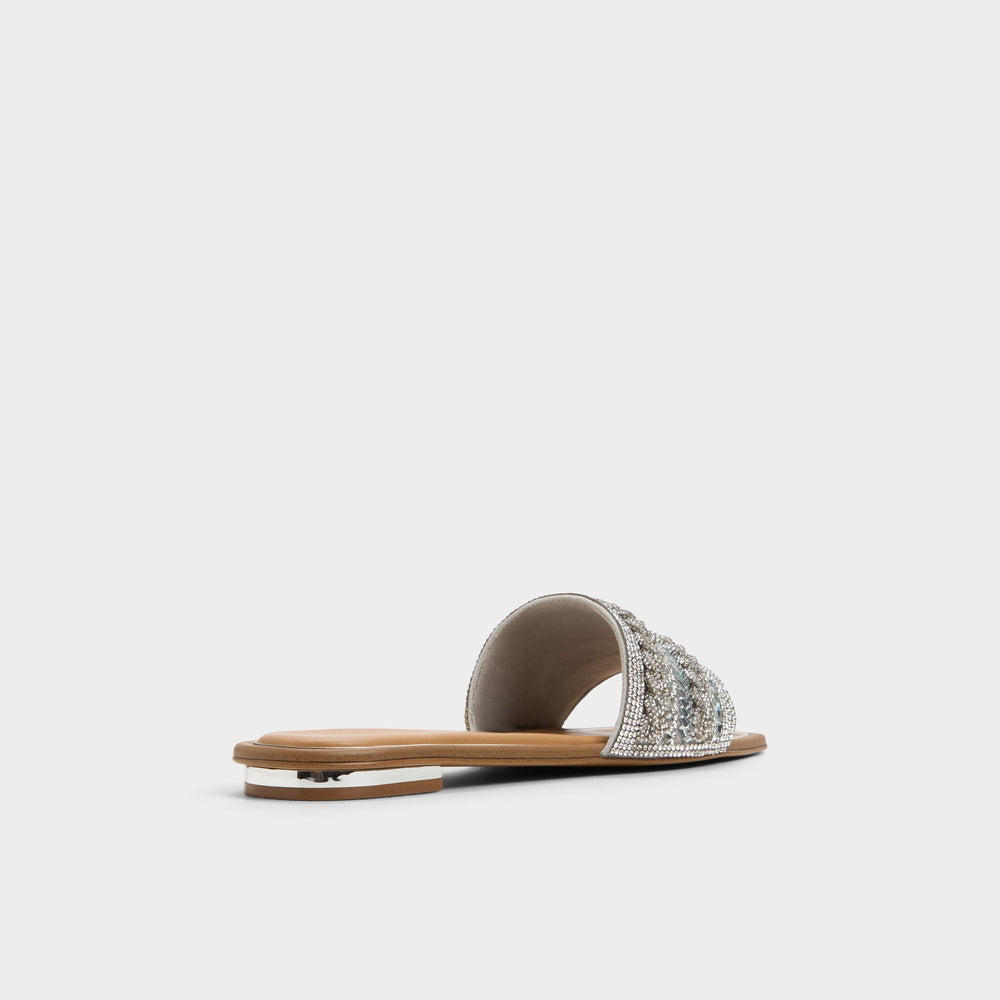 Aldo | Navalia Silver Women's Flats - Slide sandal