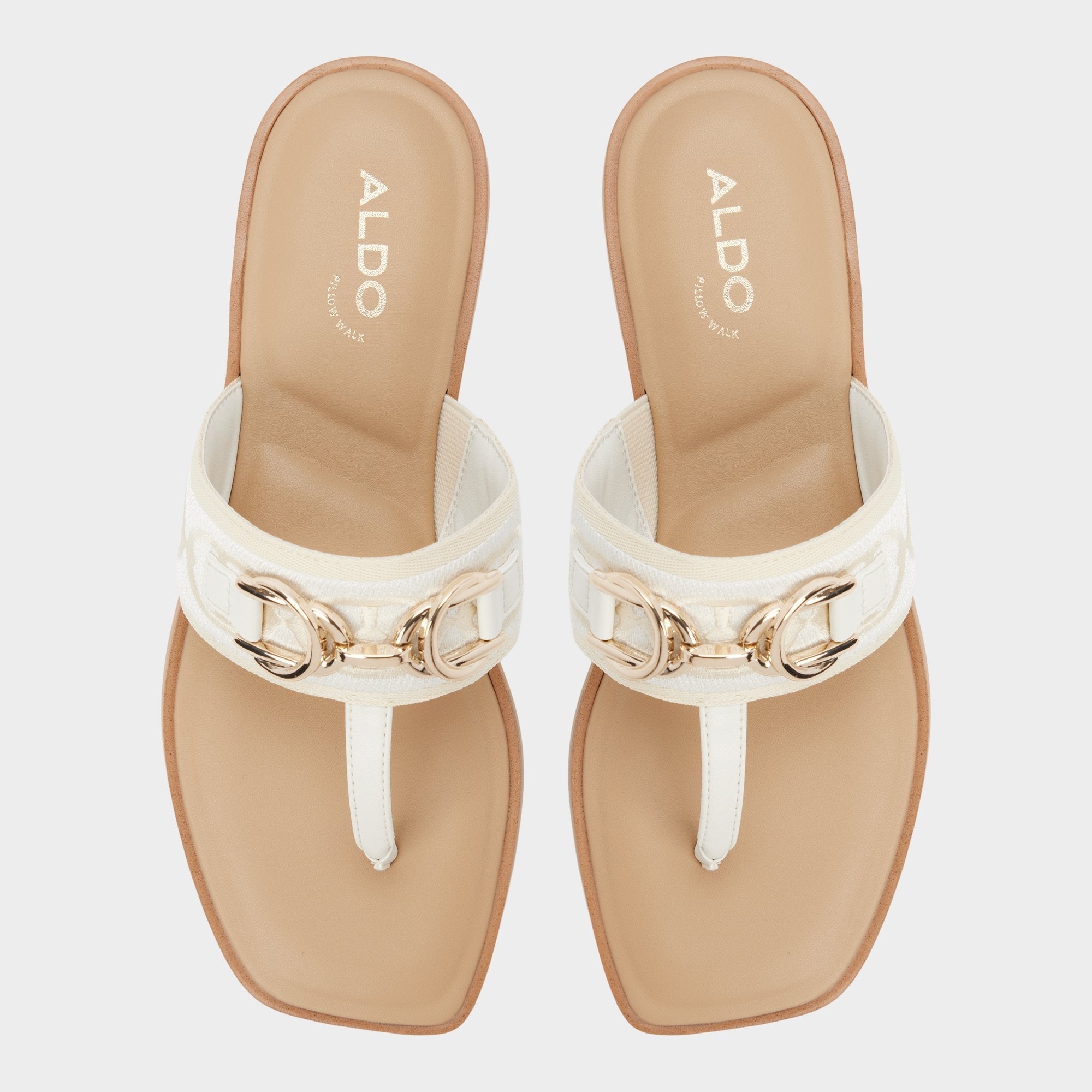 Aldo | Coralynna in White Bone 14053516 - T-strap sandal