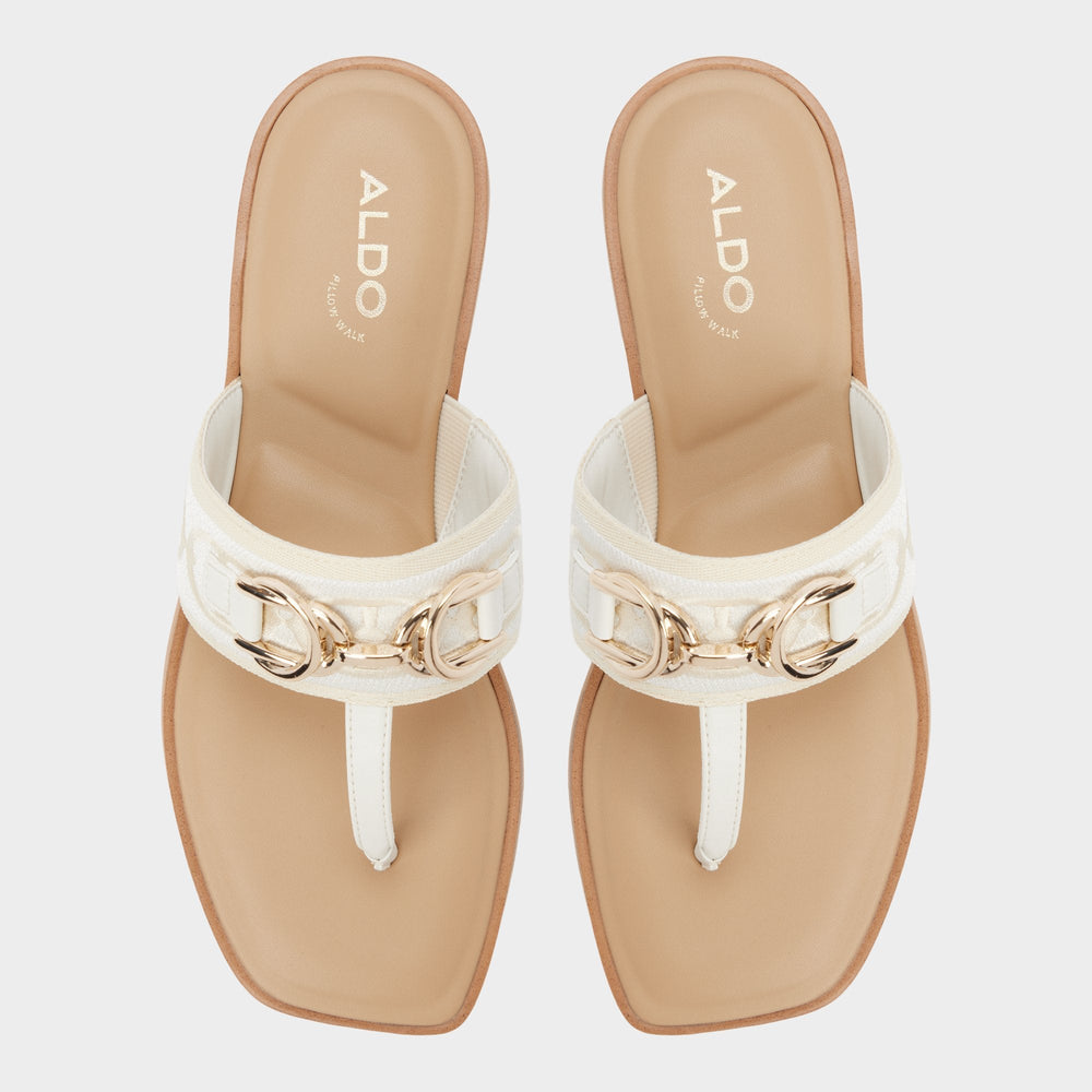 Aldo | Coralynna in White Bone 14053516 - T-strap sandal