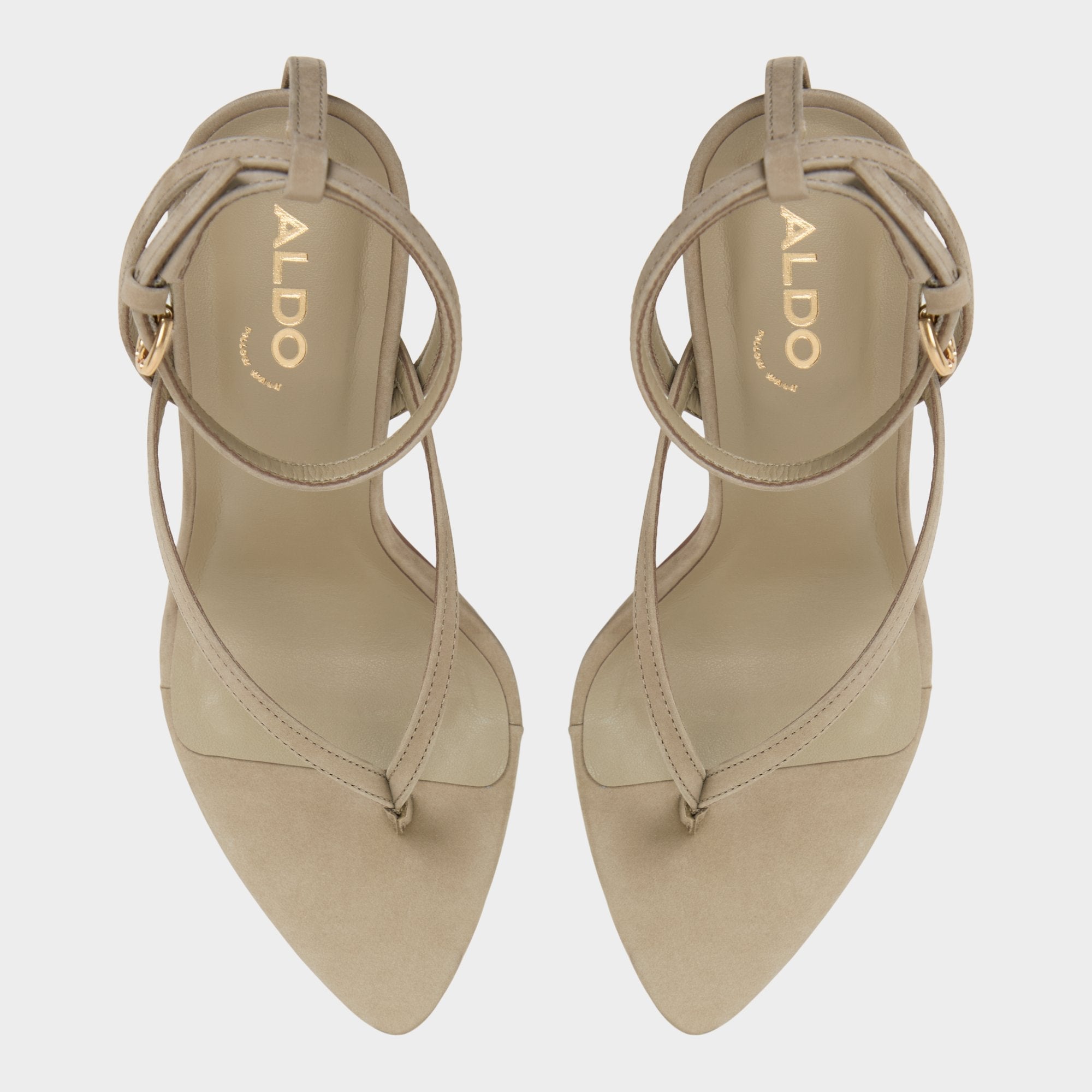 Aldo | Abyfindley Other Green Women's Strappy sandals - Heeled flip flop, Stiletto heel