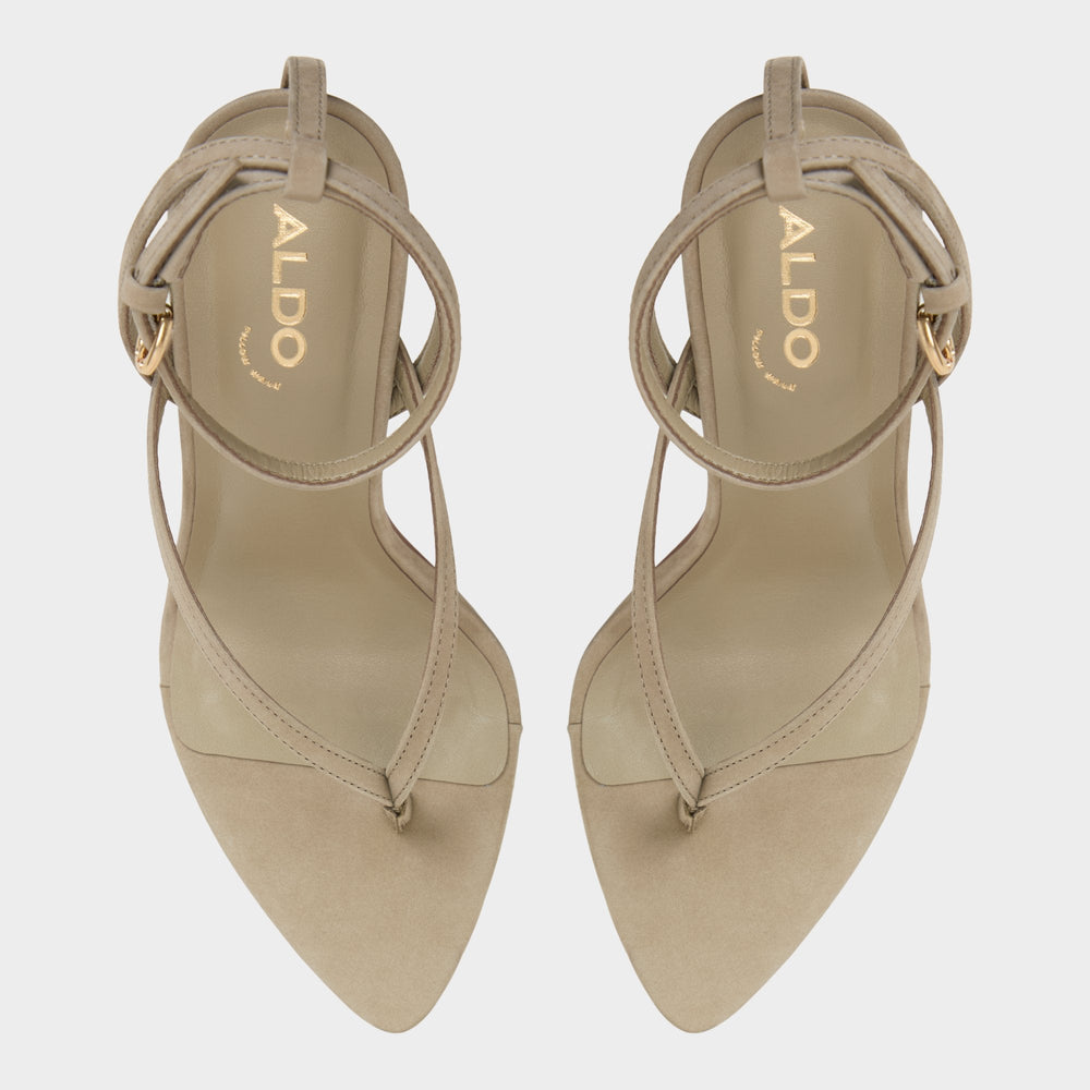 Aldo | Abyfindley Other Green Women's Strappy sandals - Heeled flip flop, Stiletto heel