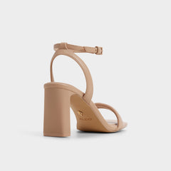 Aldo | Aurorai Bone Women's Strappy sandals - Strappy heeled sandal, Block heel