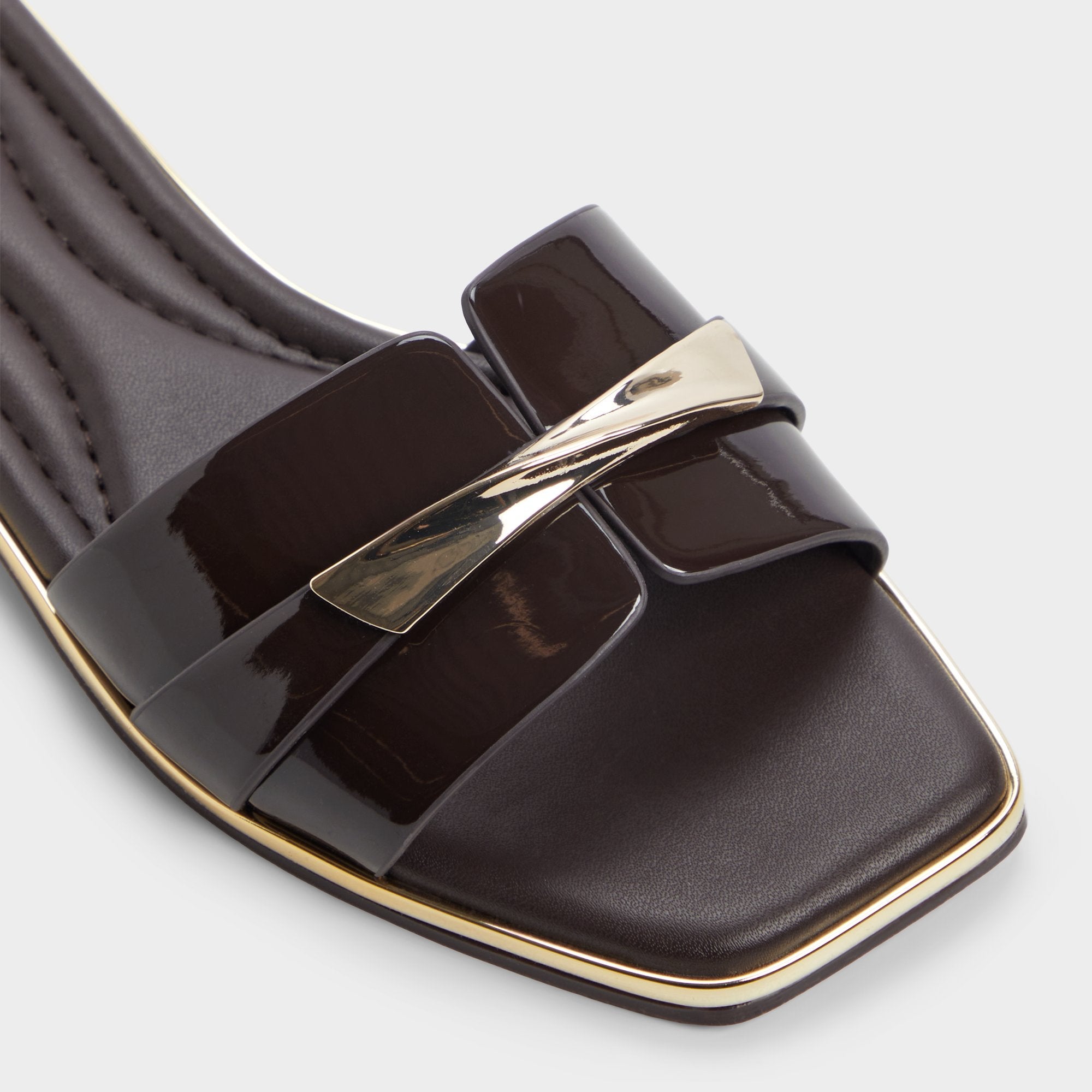Aldo | Darlina Medium Brown Women's Flats - Slide sandal