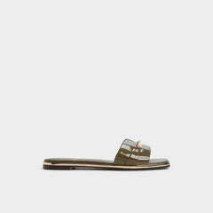 Aldo | Darlina Other Green Women's Flats - Slide sandal