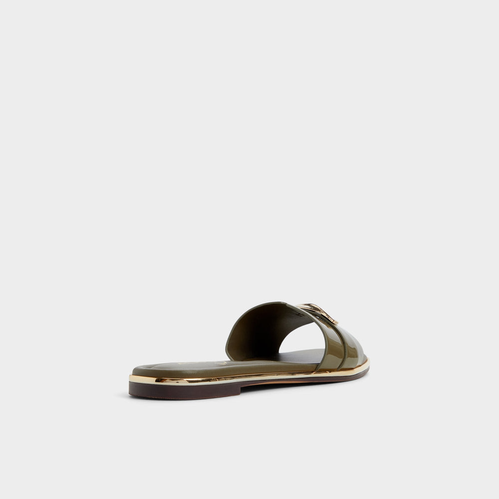 Aldo | Darlina Other Green Women's Flats - Slide sandal