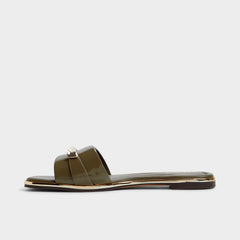 Aldo | Darlina Other Green Women's Flats - Slide sandal