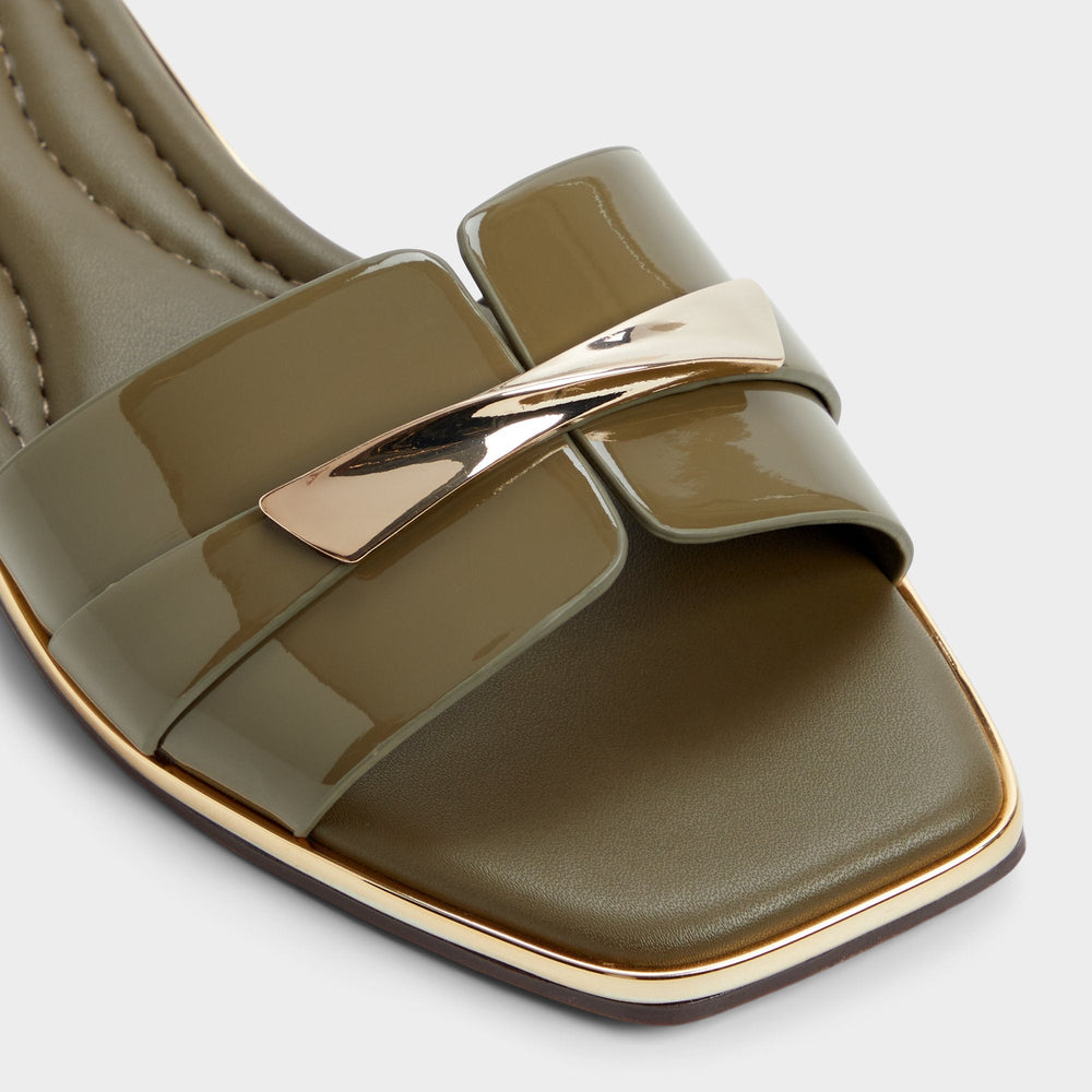 Aldo | Darlina Other Green Women's Flats - Slide sandal