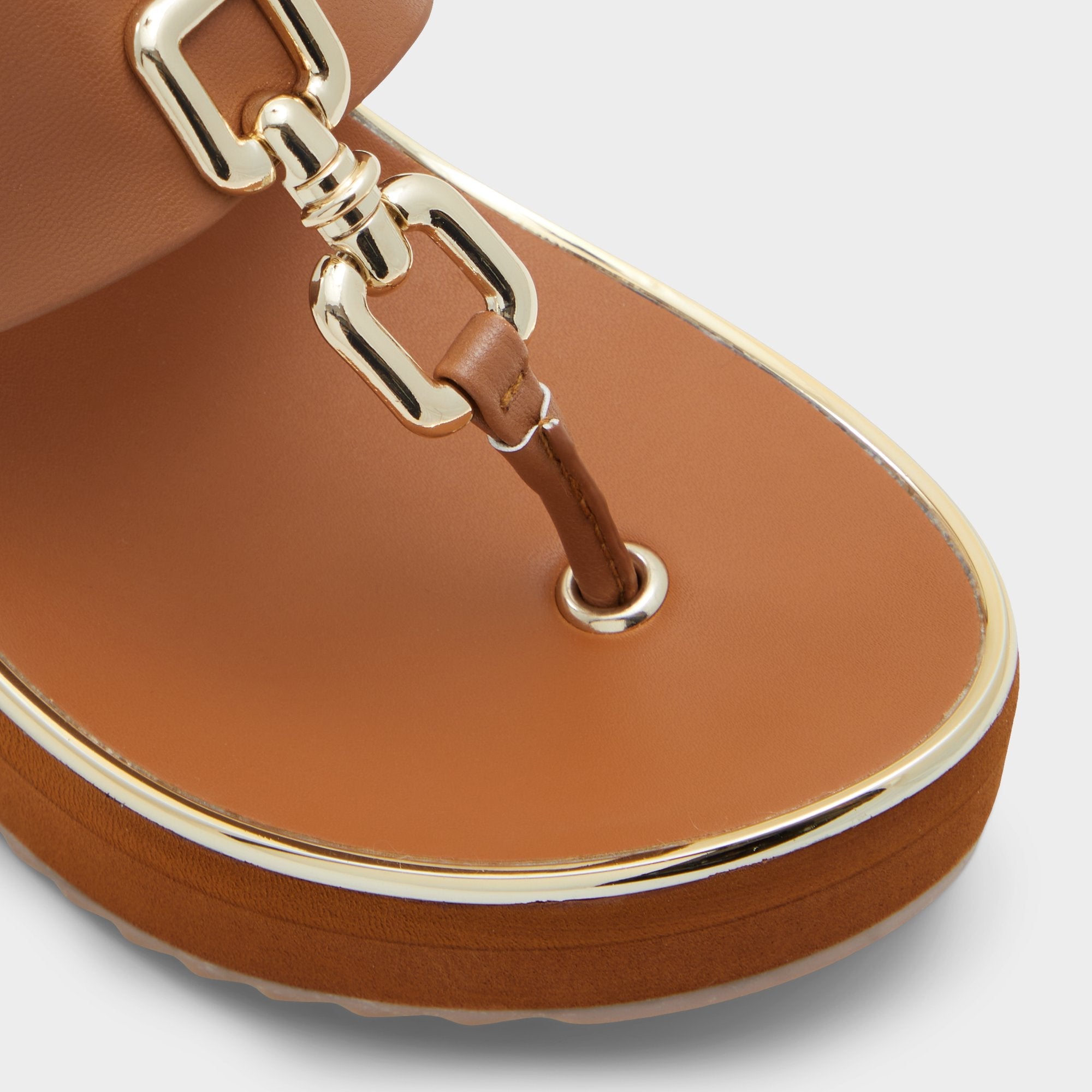 Aldo | Maesllan Medium Brown Women's Wedges - Wedge sandal, Wedge heel