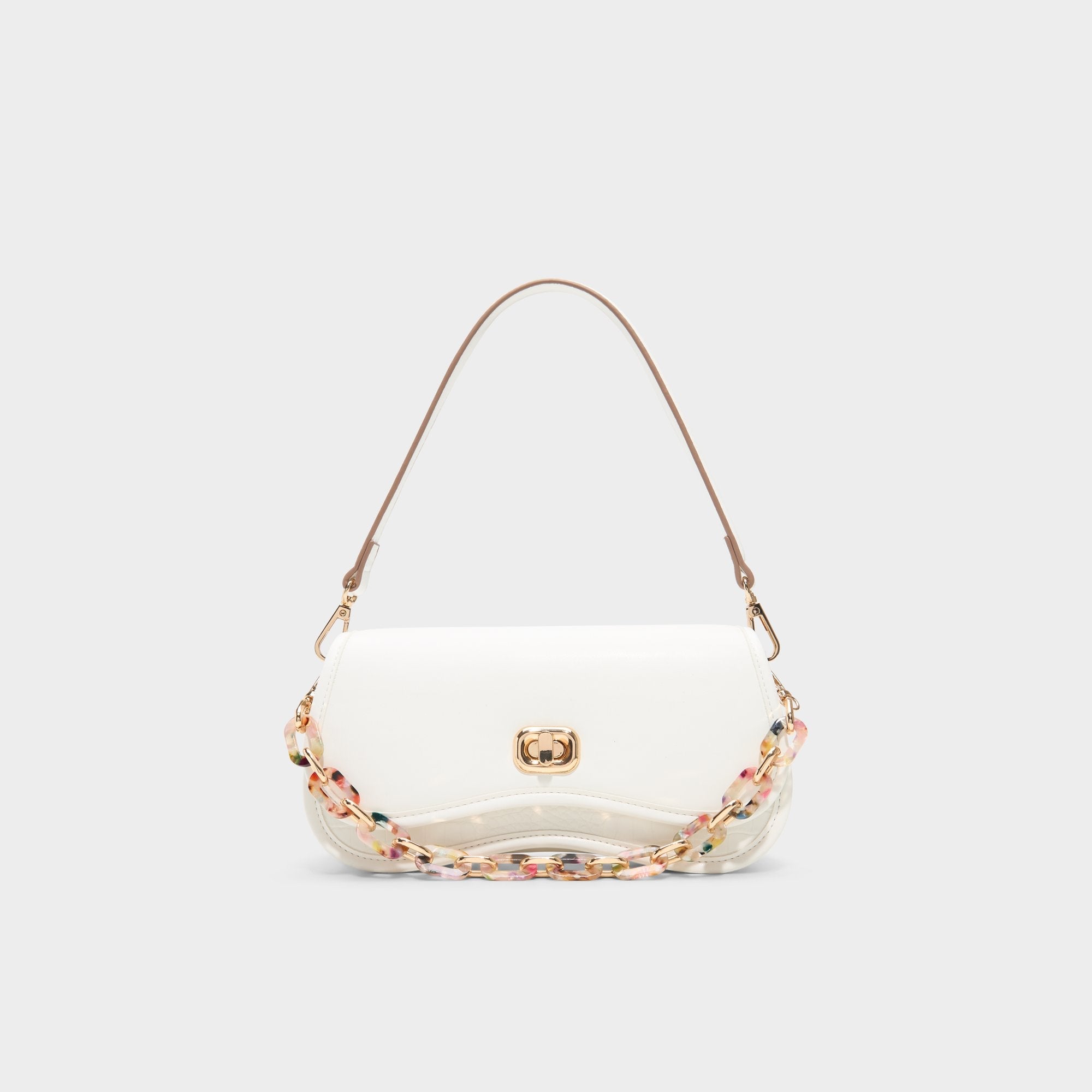 Aldo | Clappertonnx in White - Shoulder bag