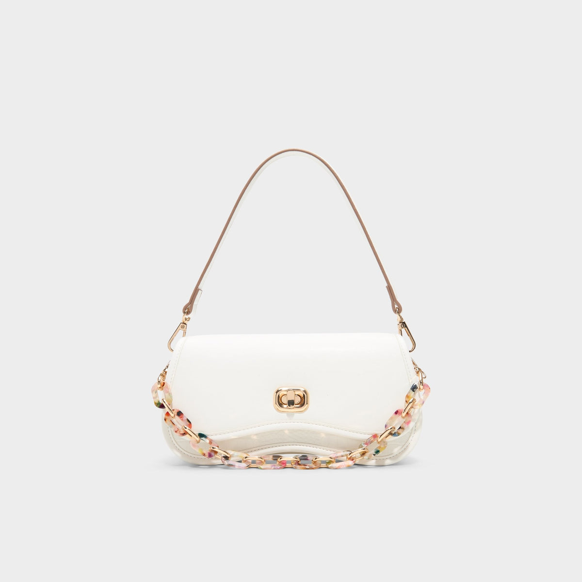 Aldo | Clappertonnx in White - Shoulder bag