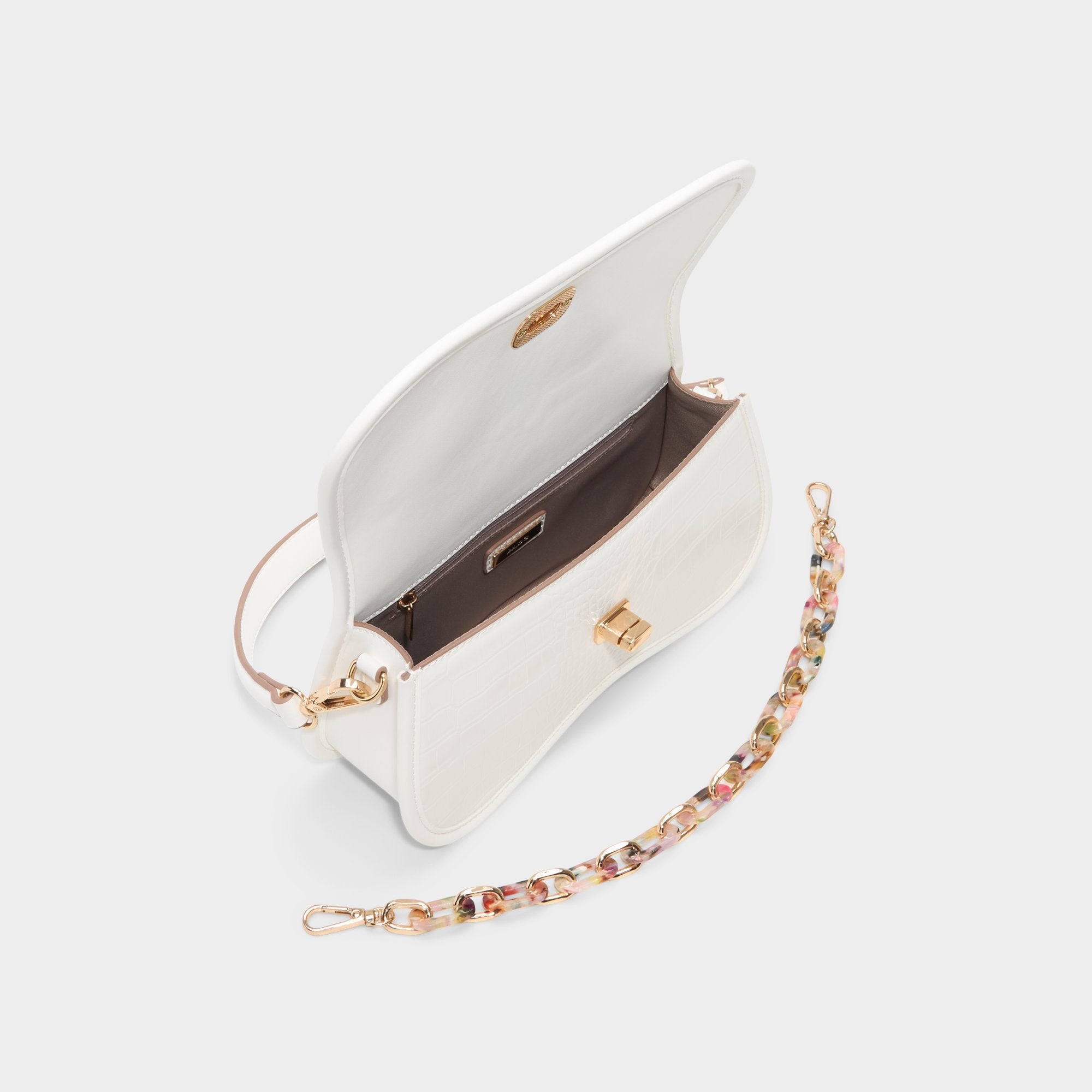 Aldo | Clappertonnx in White - Shoulder bag