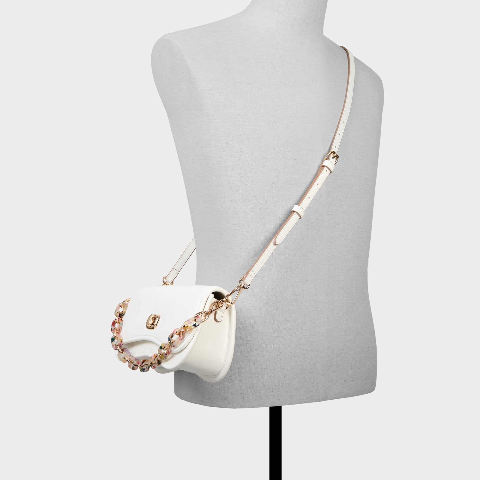 Aldo | Clappertonnx in White - Shoulder bag