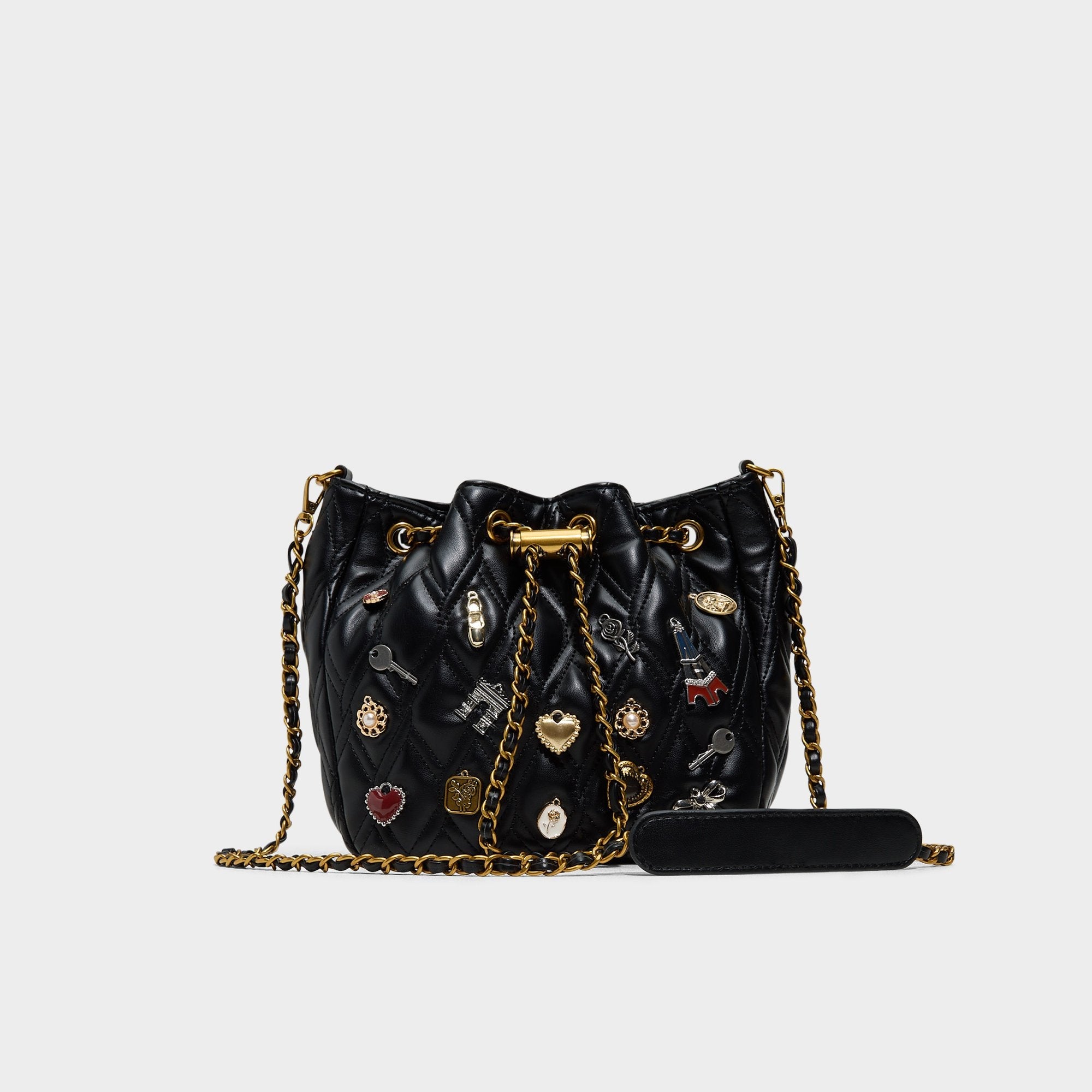 Aldo | Parischarmm in Black - Bucket bag