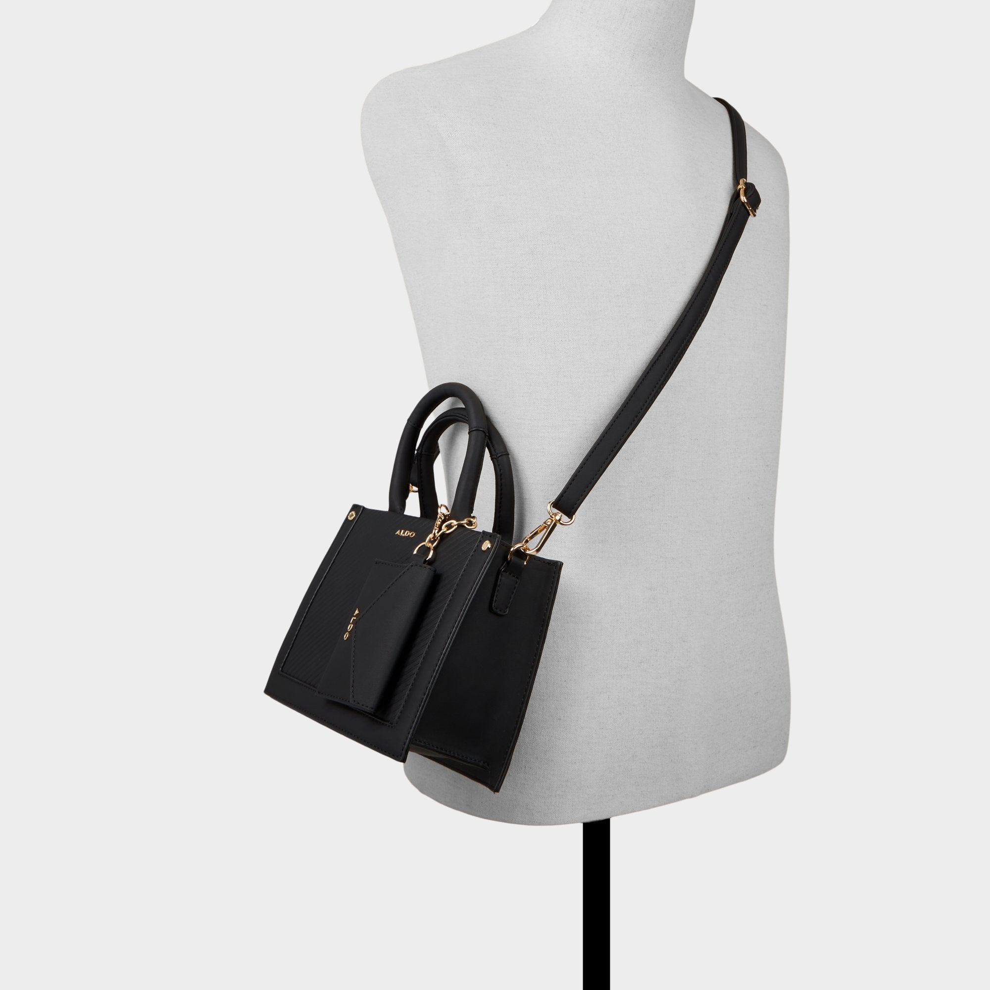 Aldo | Daspiasminii in Black - Satchel bag