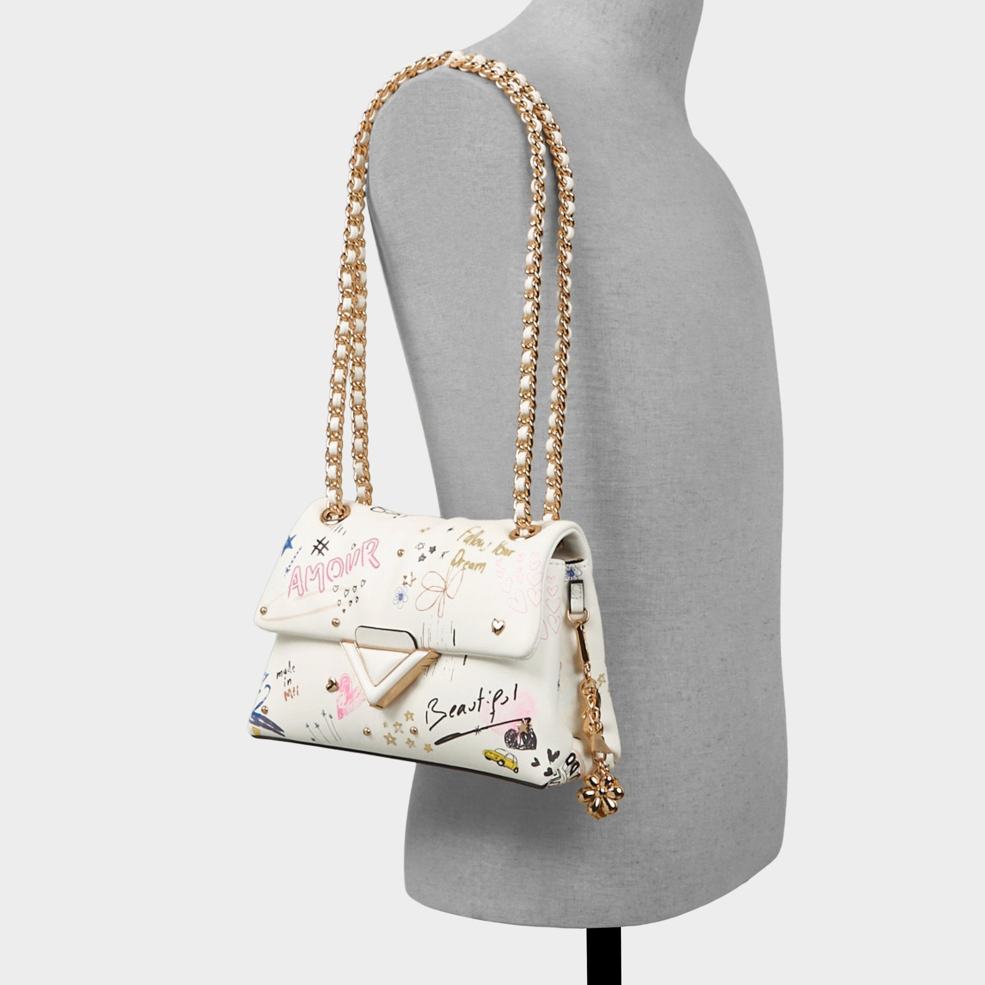 Aldo | Doodlesoftpufff in White Combo - Crossbody bag