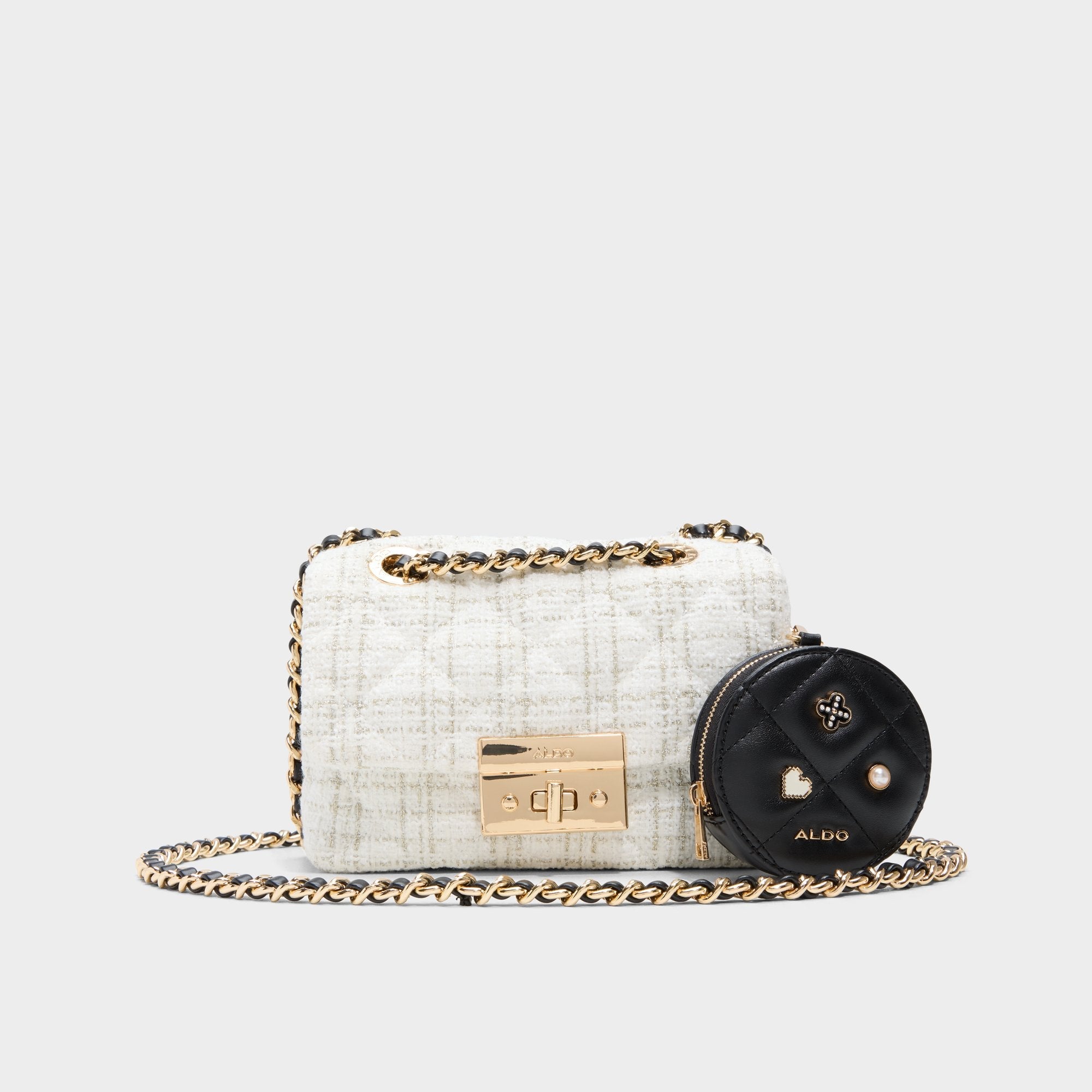 Aldo | Letissee in Black White - Crossbody bag