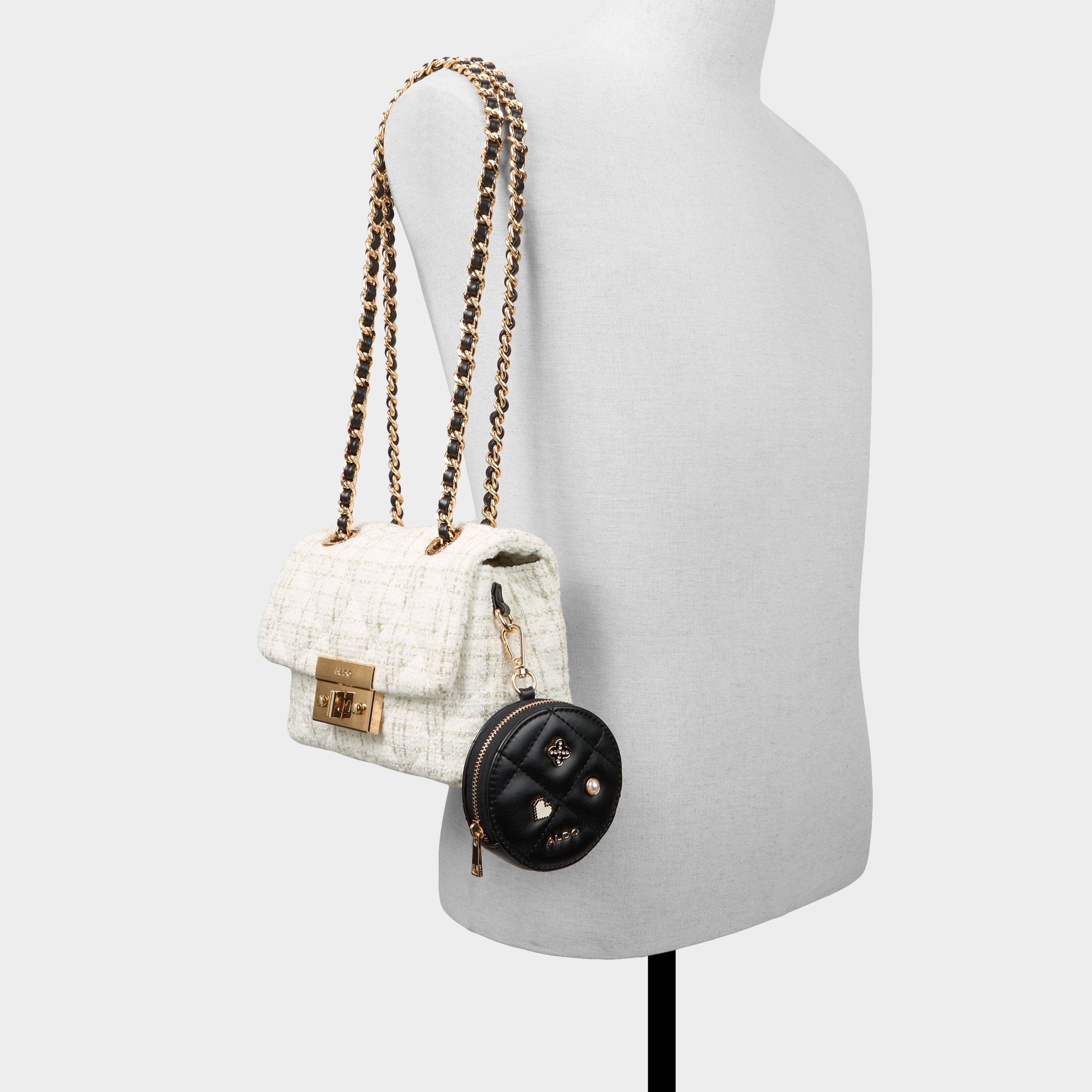 Aldo | Letissee in Black White - Crossbody bag