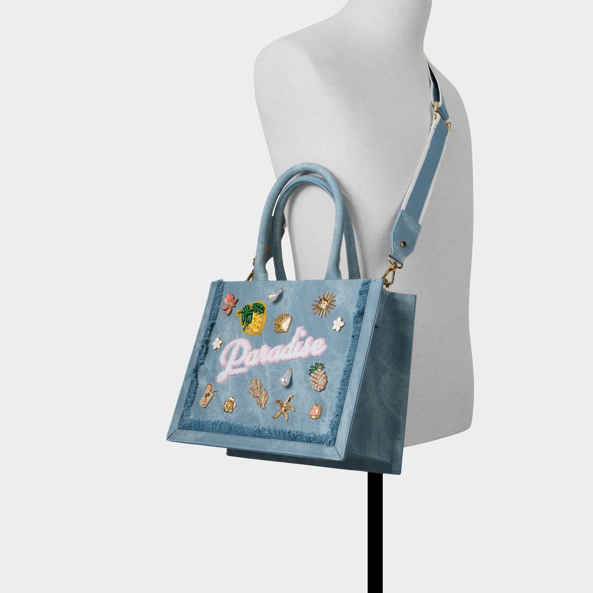 Aldo | Paradisetotee in Denim - Satchel bag