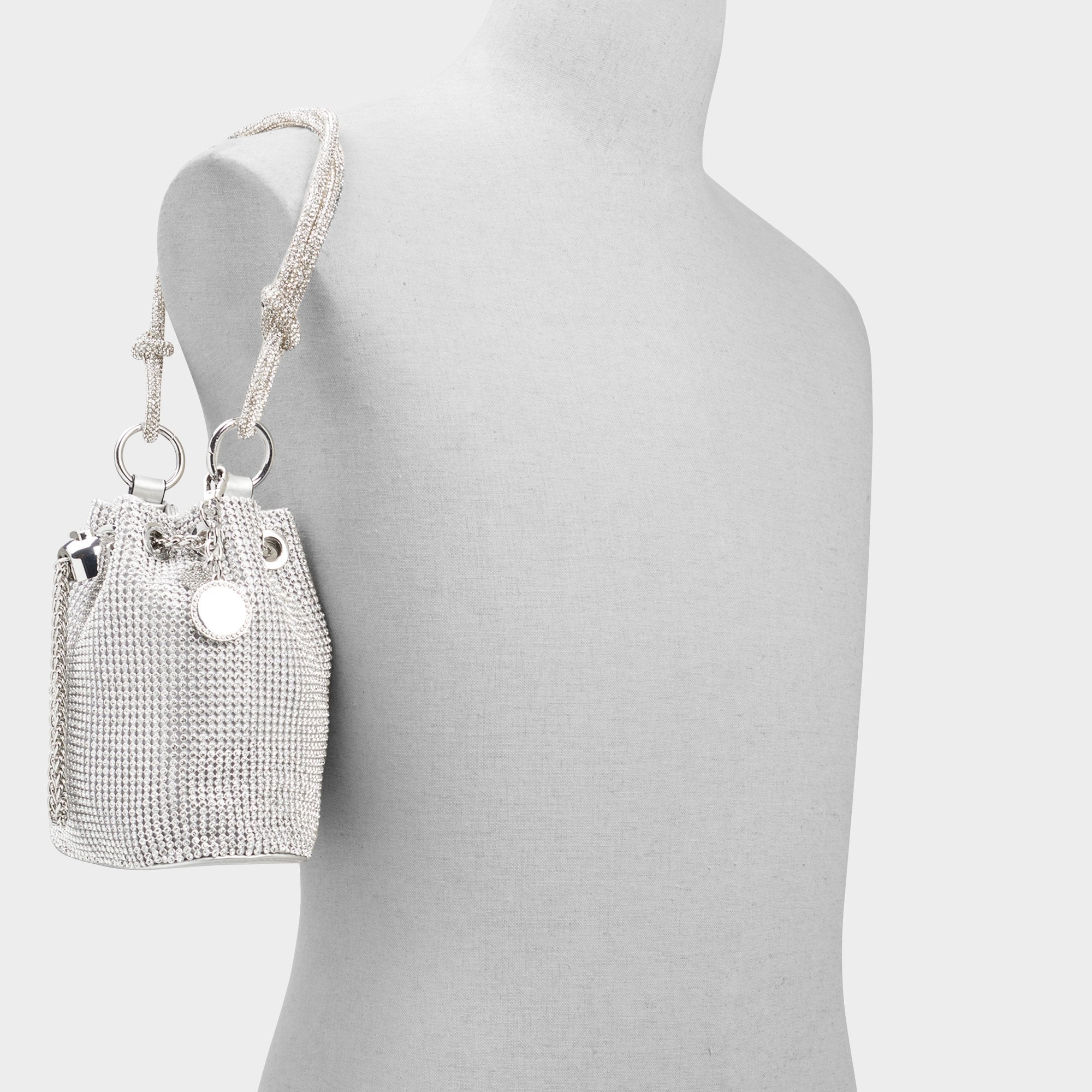 Aldo | Marvelax Silver Women's Top Handle Bags - Bucket bag