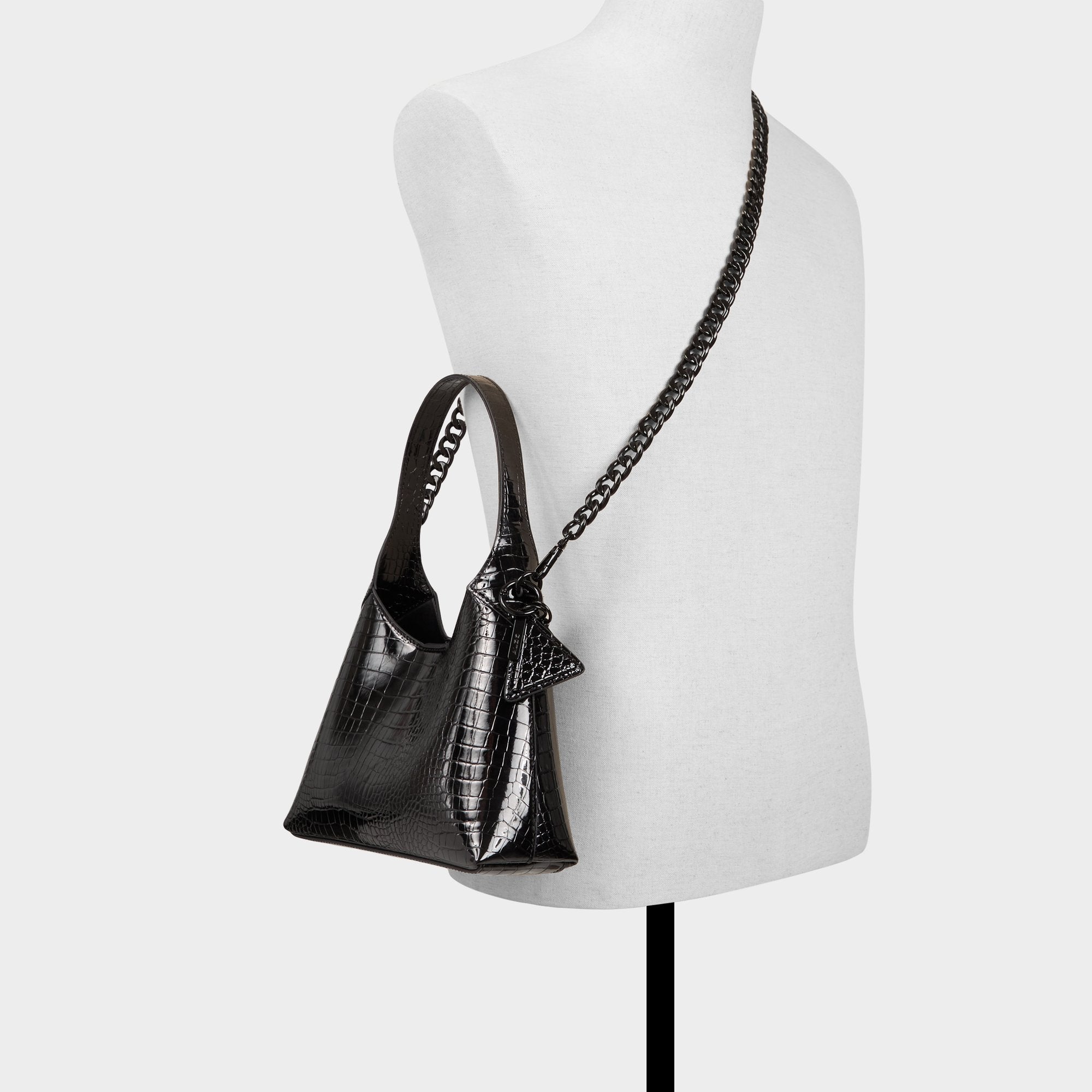 Aldo | Smallharperr Black/Black Women's Shoulder Bags - Hobo bag