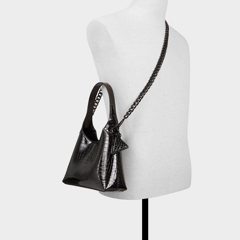 Aldo | Smallharperr Black/Black Women's Shoulder Bags - Hobo bag
