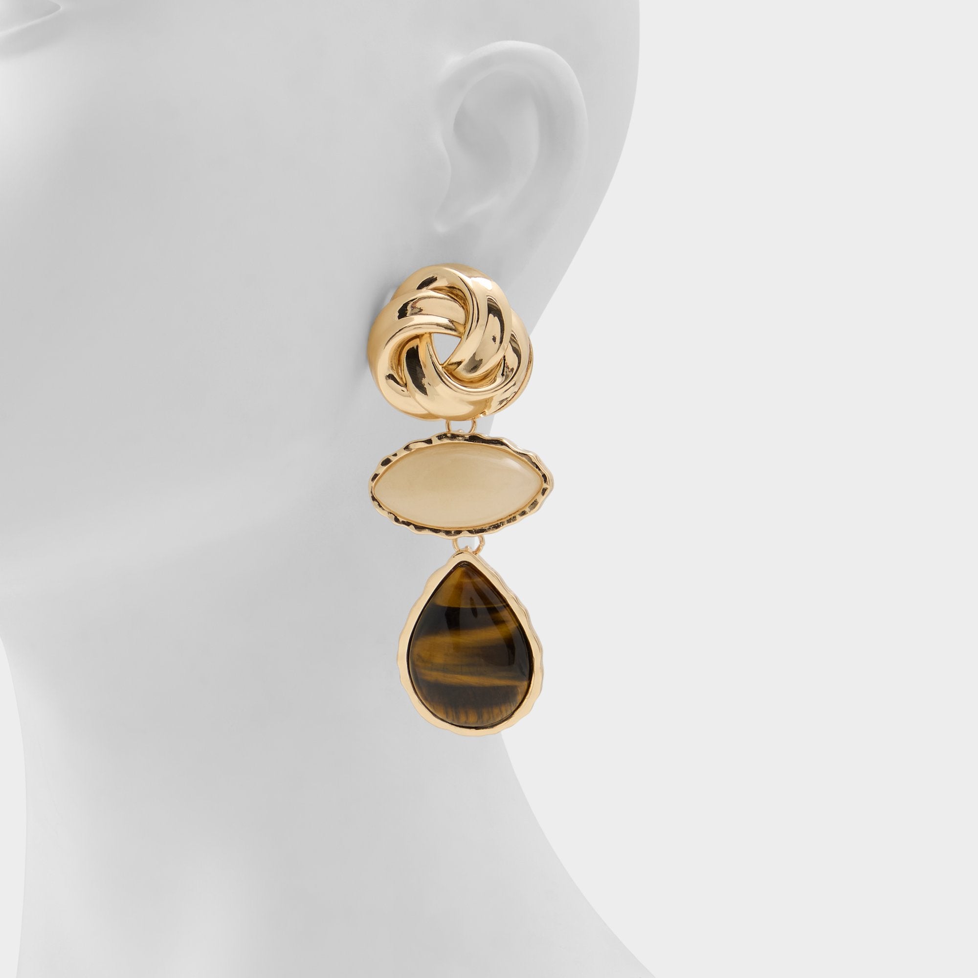 Aldo | Sunara in Gold - Chandelier earrings