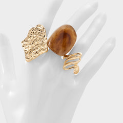 Aldo | Tortoise in Light Brown - Ring